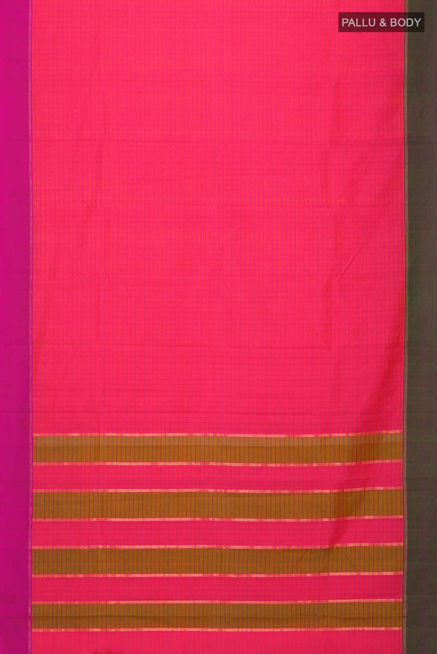 Pink Kanchipuram Silk Saree
