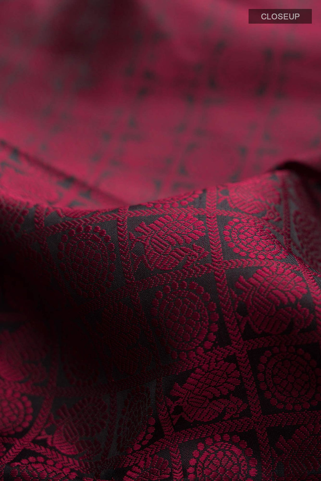 Pure Silk Pure Zari Black Kanchipuram Saree