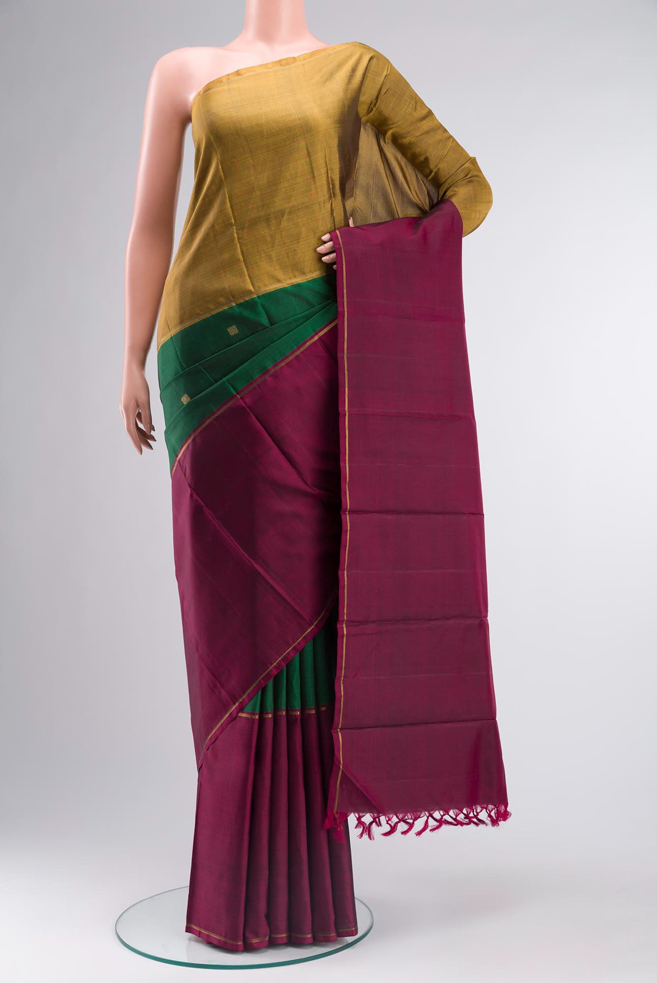 Green Kanchipuram Silk Saree