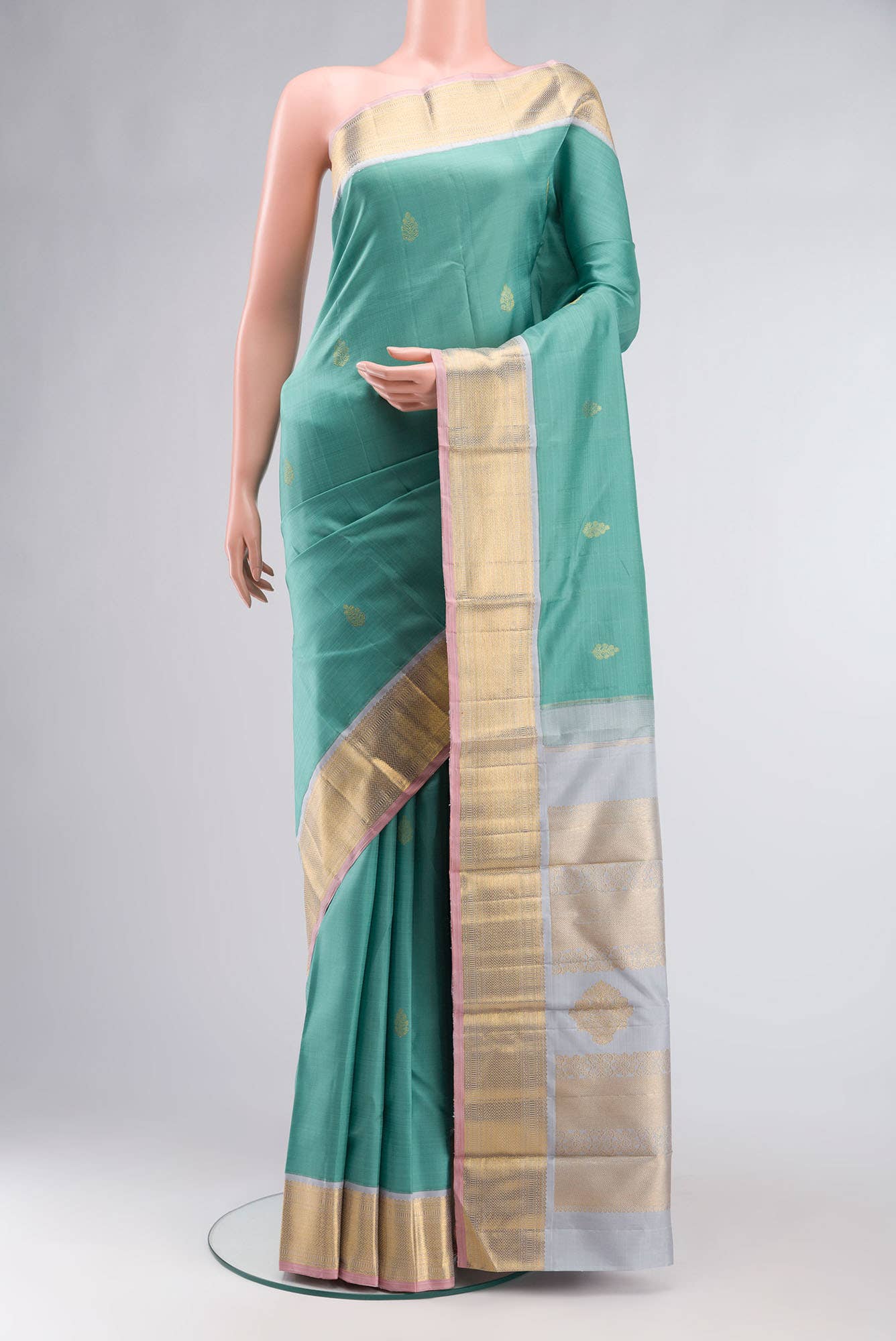 Green Kanchipuram Silk Saree