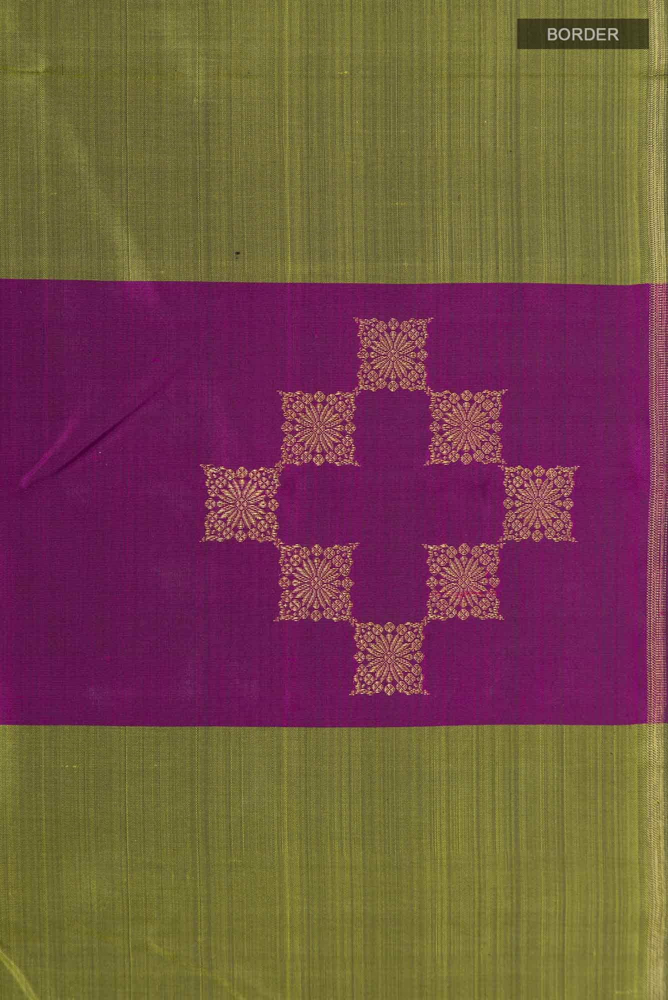 Purple Kanchipuram Silk Saree