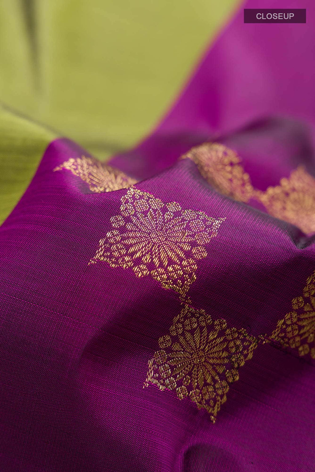 Purple Kanchipuram Silk Saree