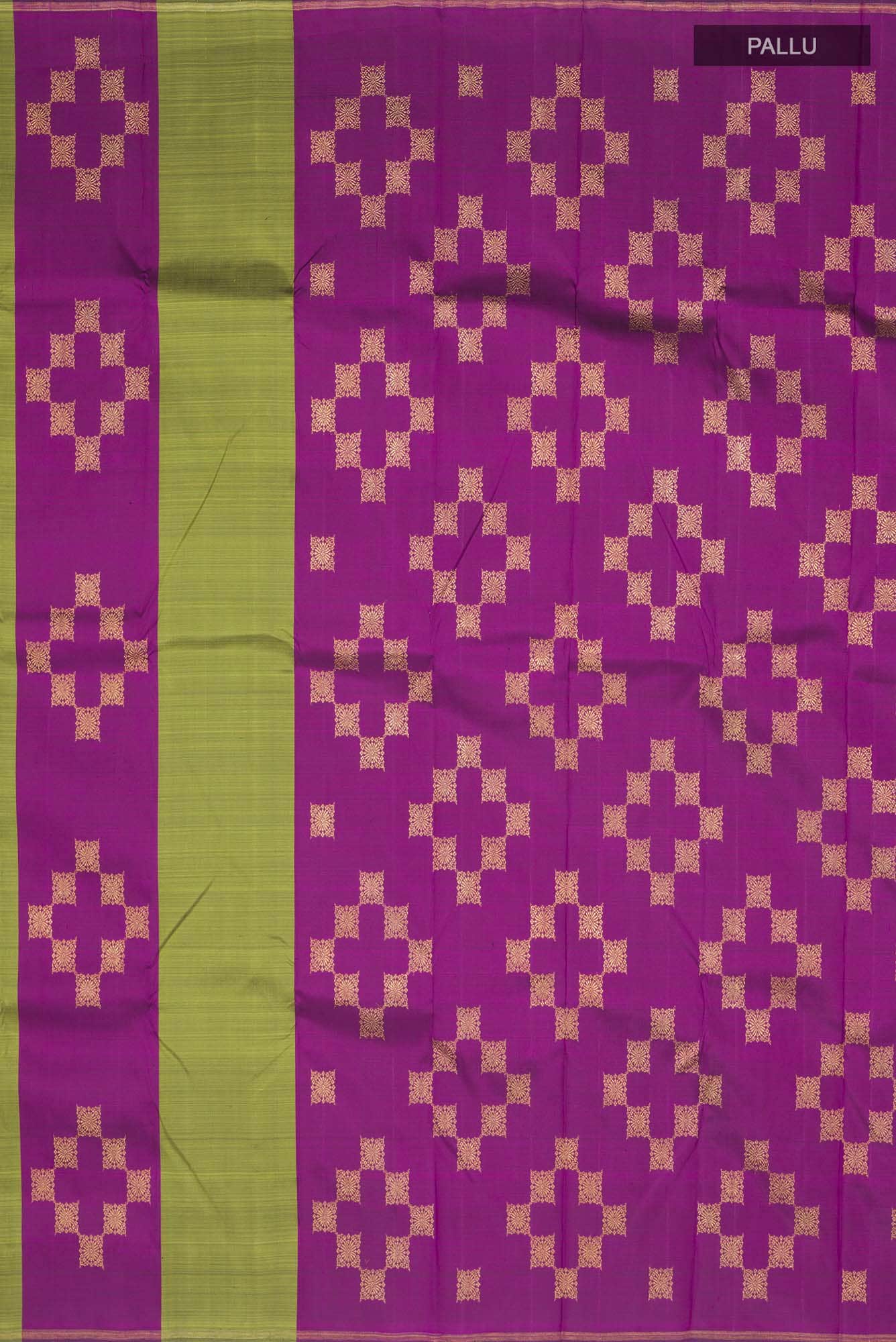 Purple Kanchipuram Silk Saree