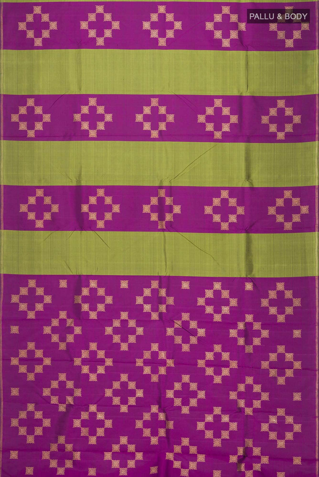 Purple Kanchipuram Silk Saree
