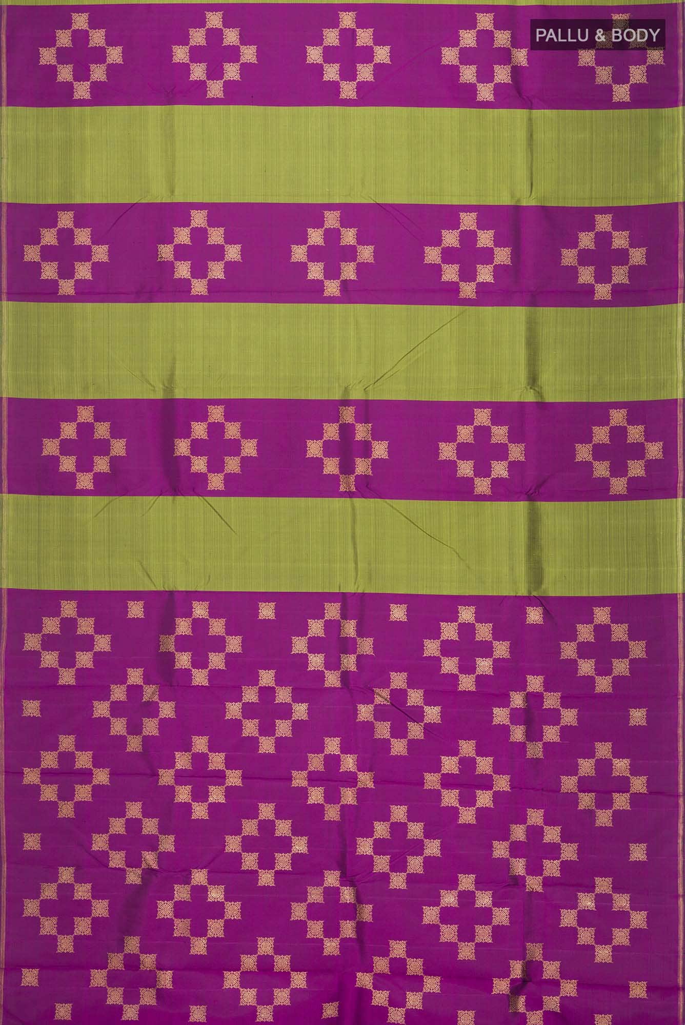 Purple Kanchipuram Silk Saree