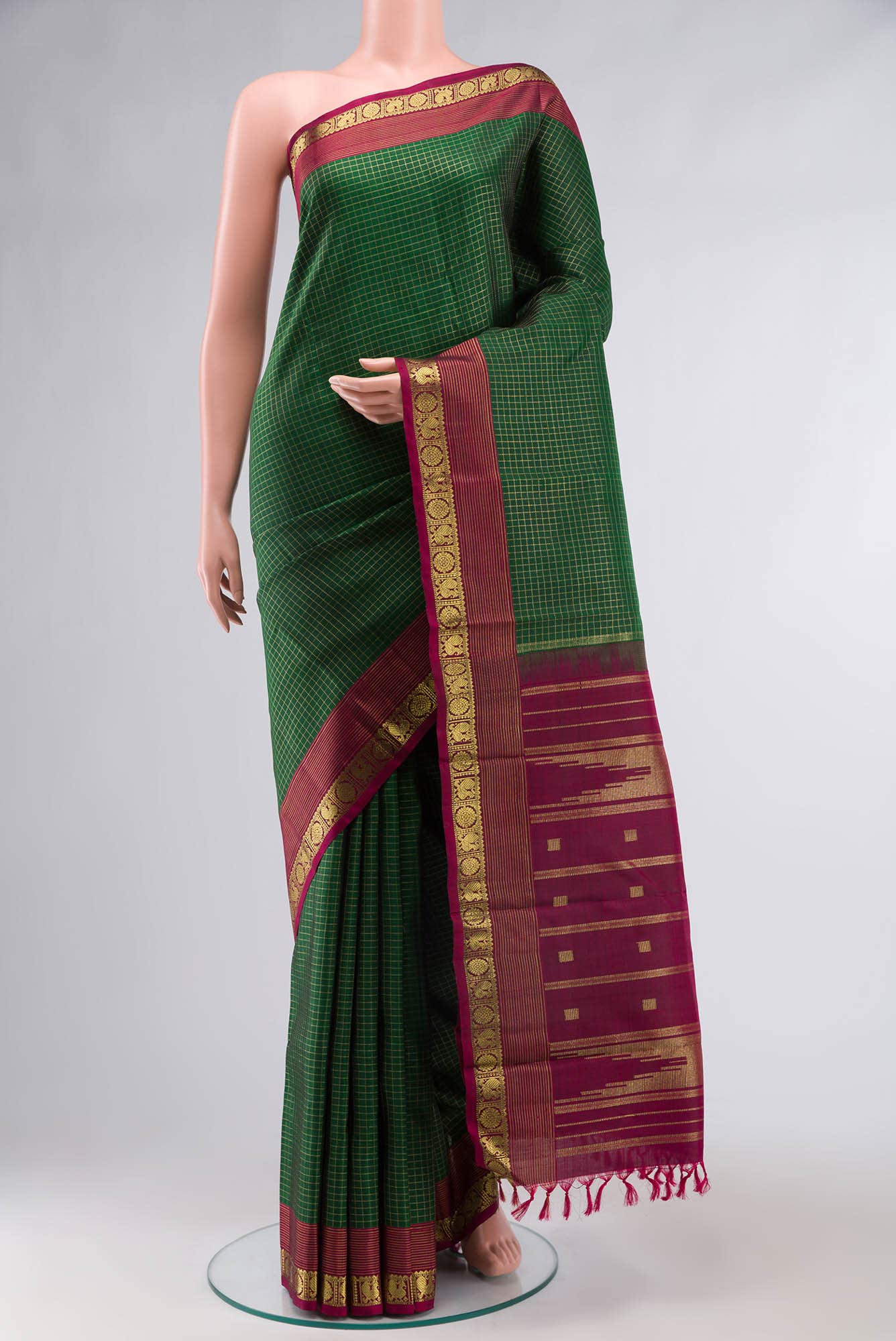 Green Kanchipuram Silk Saree