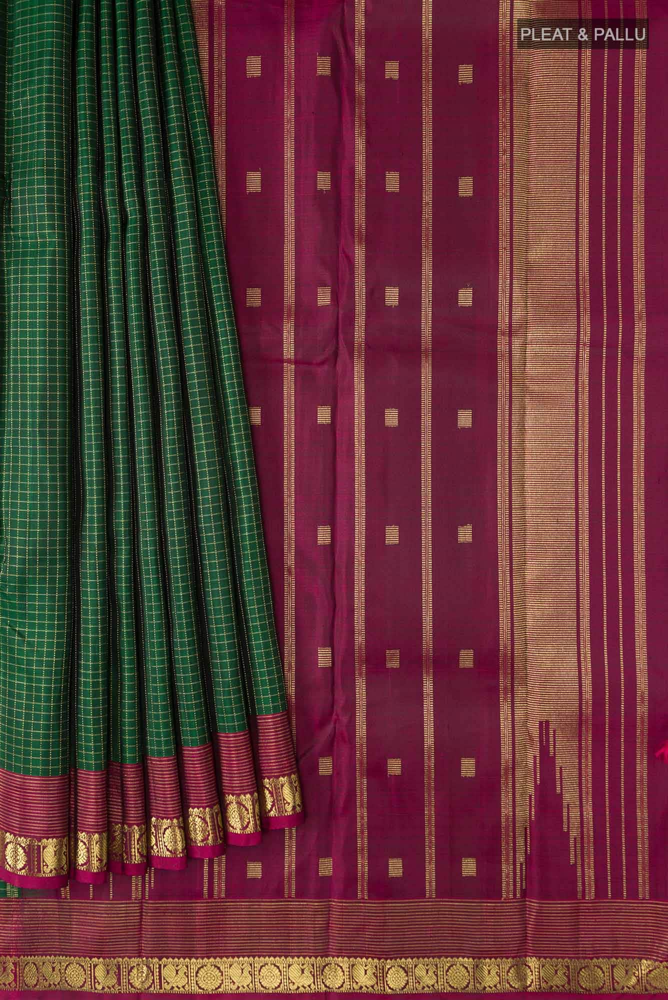 Green Kanchipuram Silk Saree