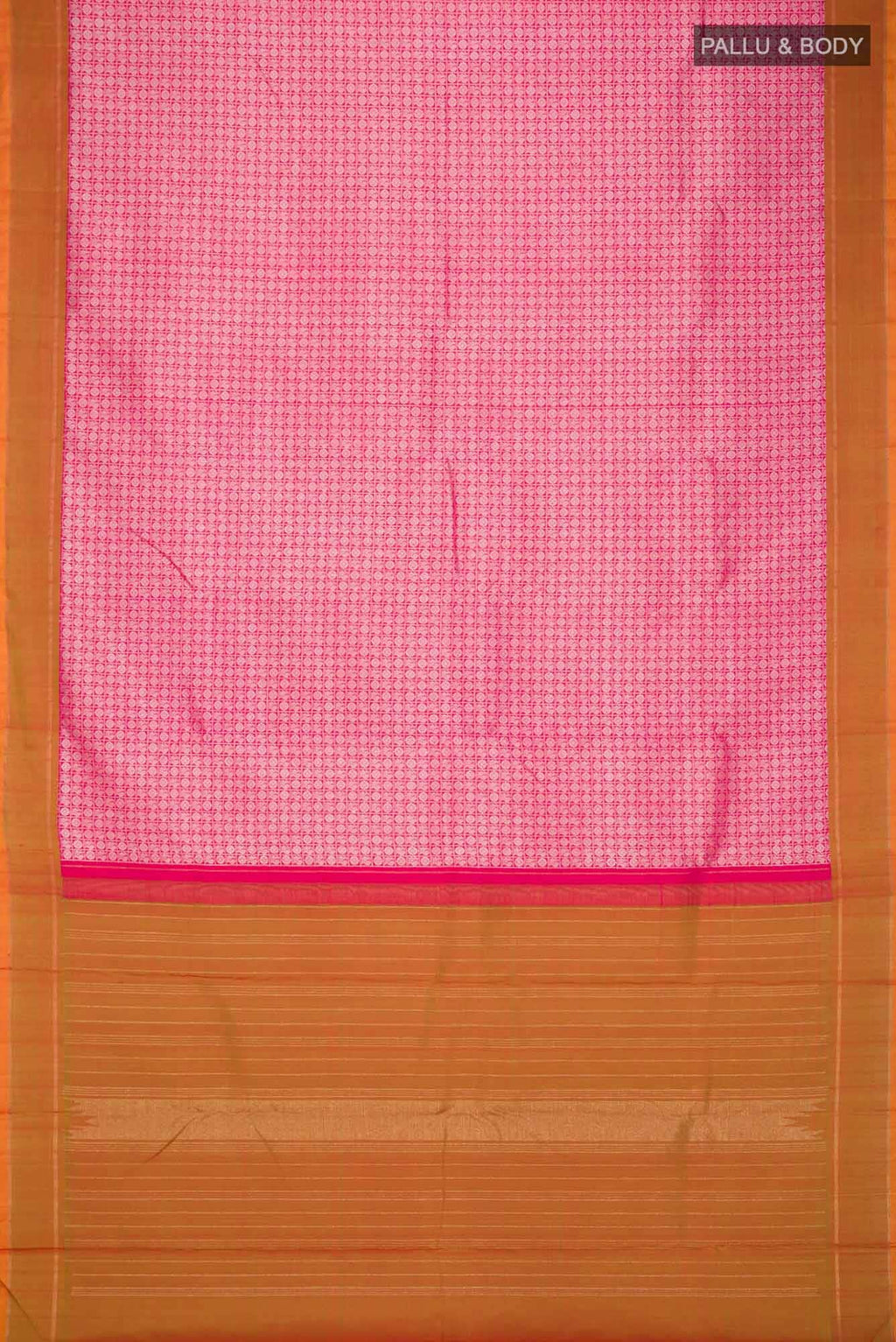 Pure Silk Pure Zari Pink Kanchipuram Saree