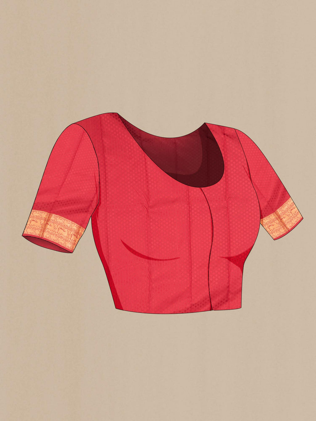 Red Kanchipuram Silk Saree
