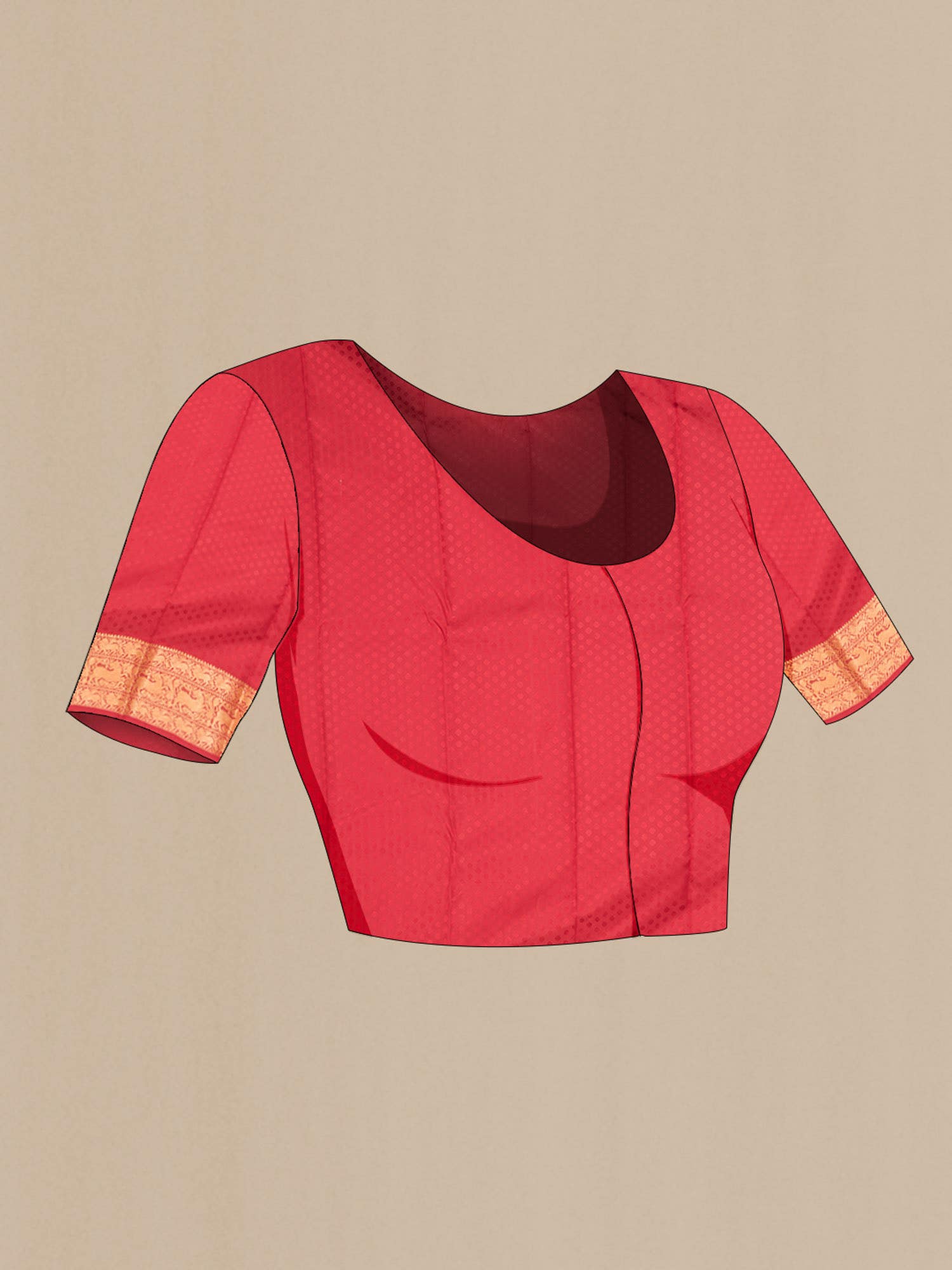 Red Kanchipuram Silk Saree