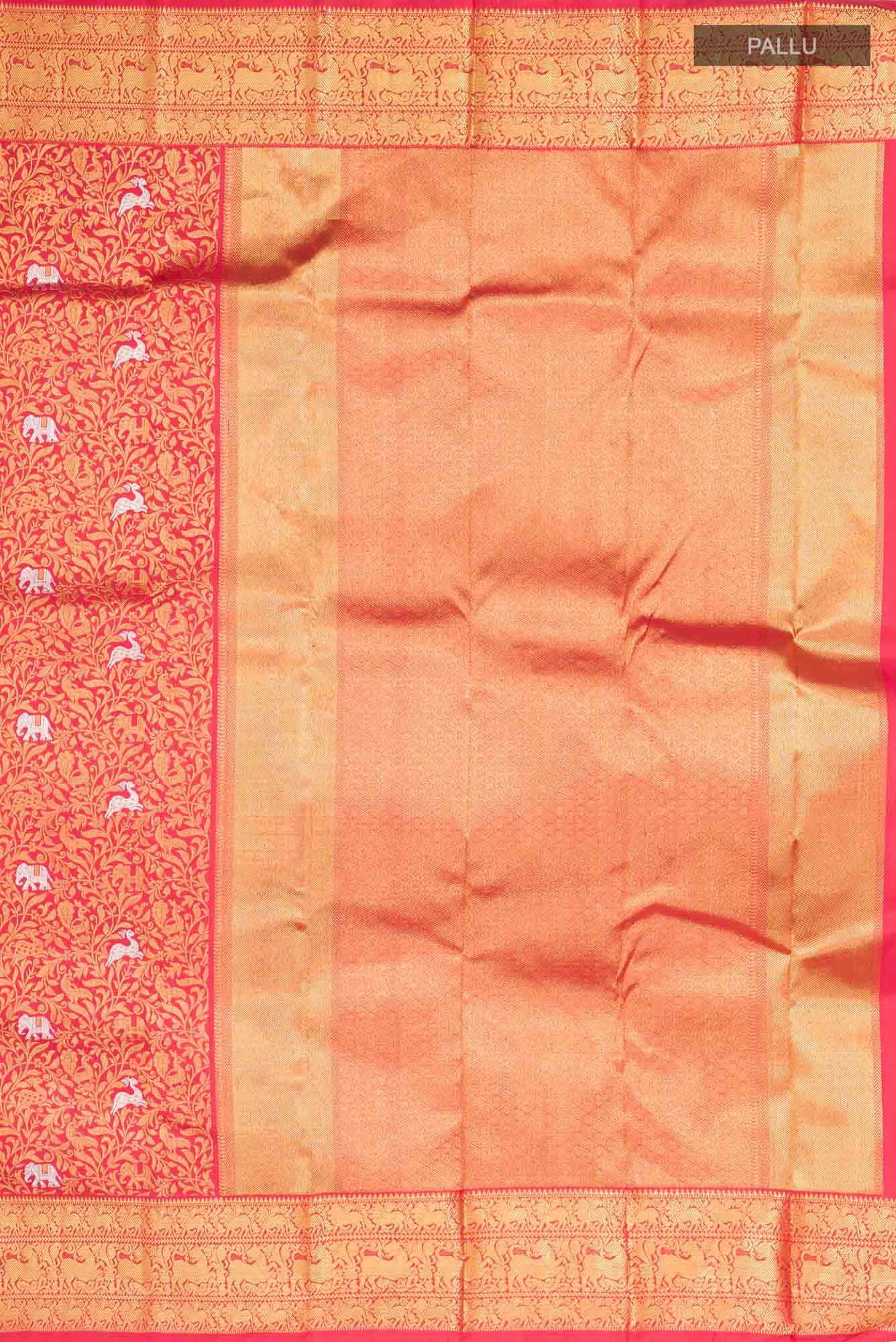 Red Kanchipuram Silk Saree