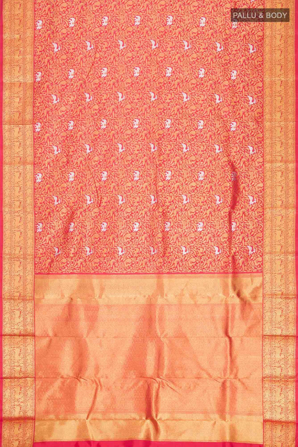 Red Kanchipuram Silk Saree