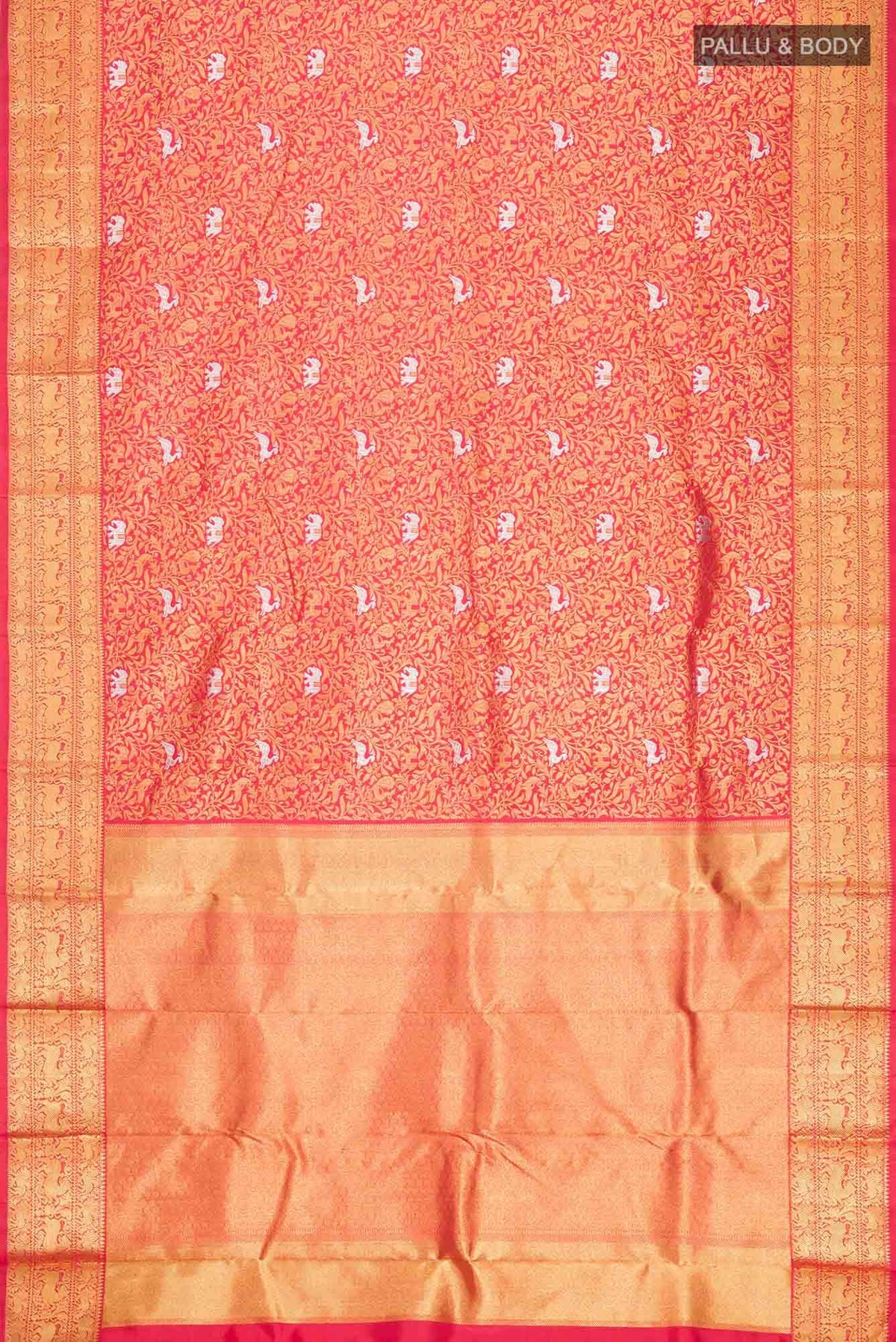 Red Kanjivaram Silk Saree