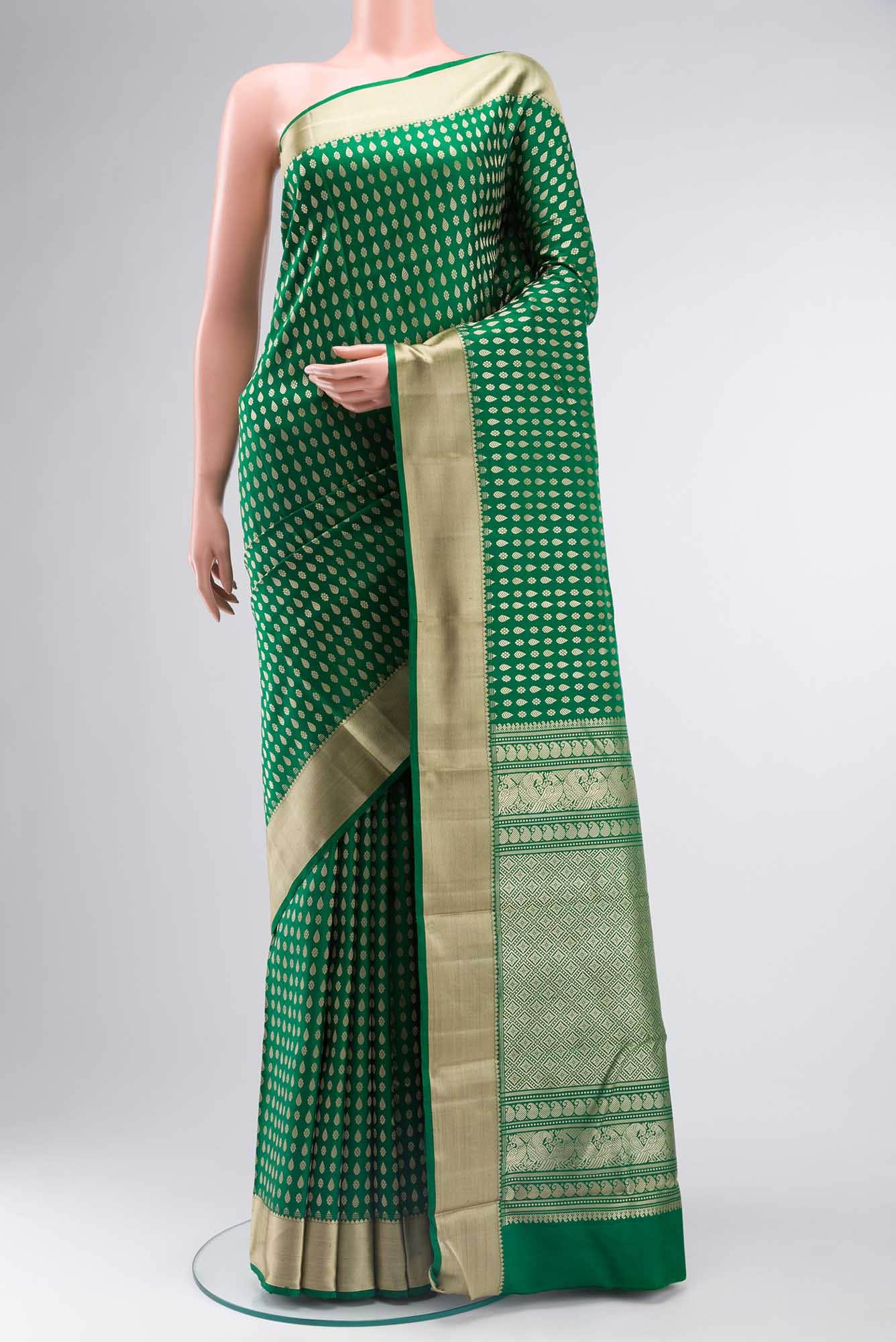 Green Kanchipuram Silk Saree