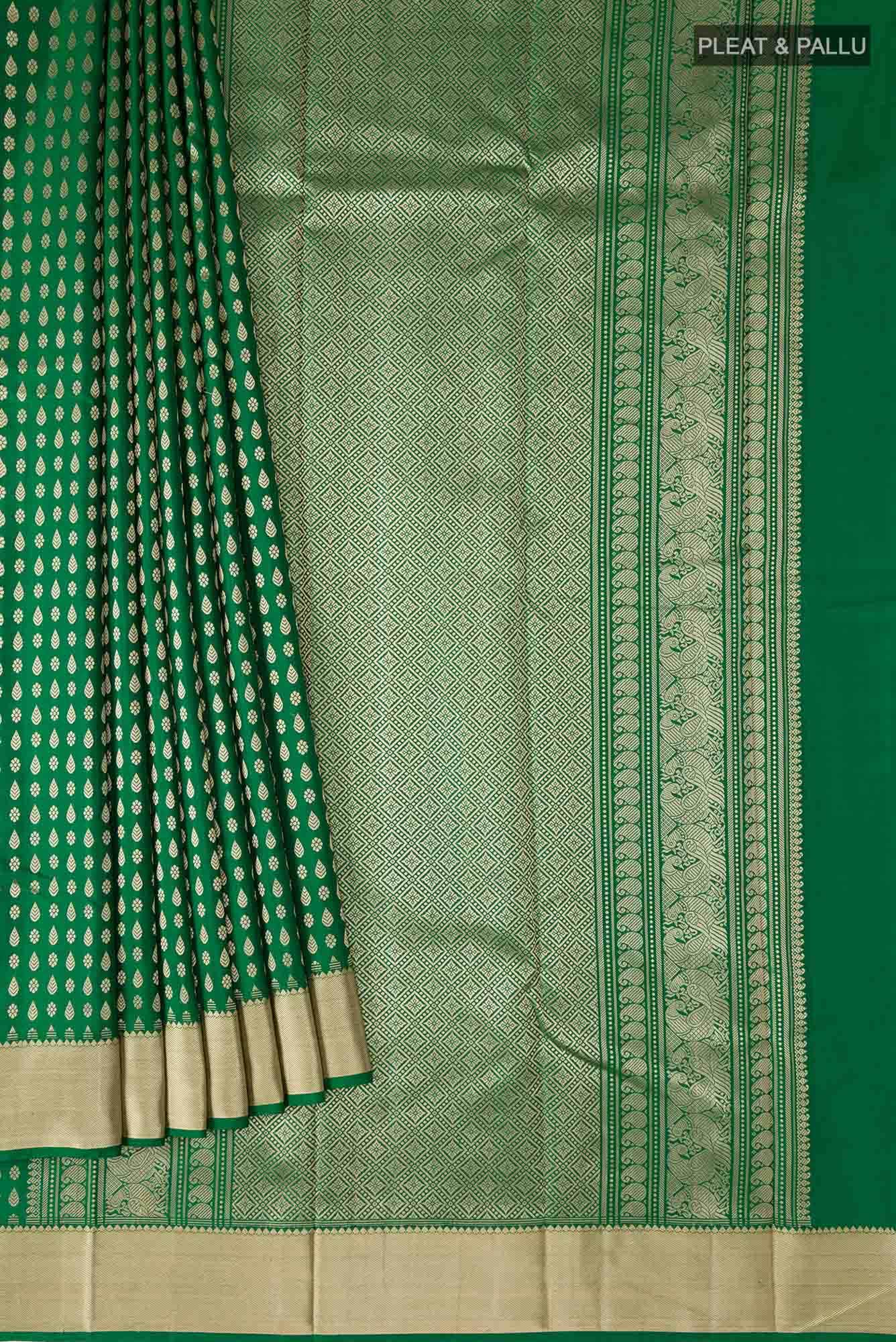 Green Kanchipuram Silk Saree
