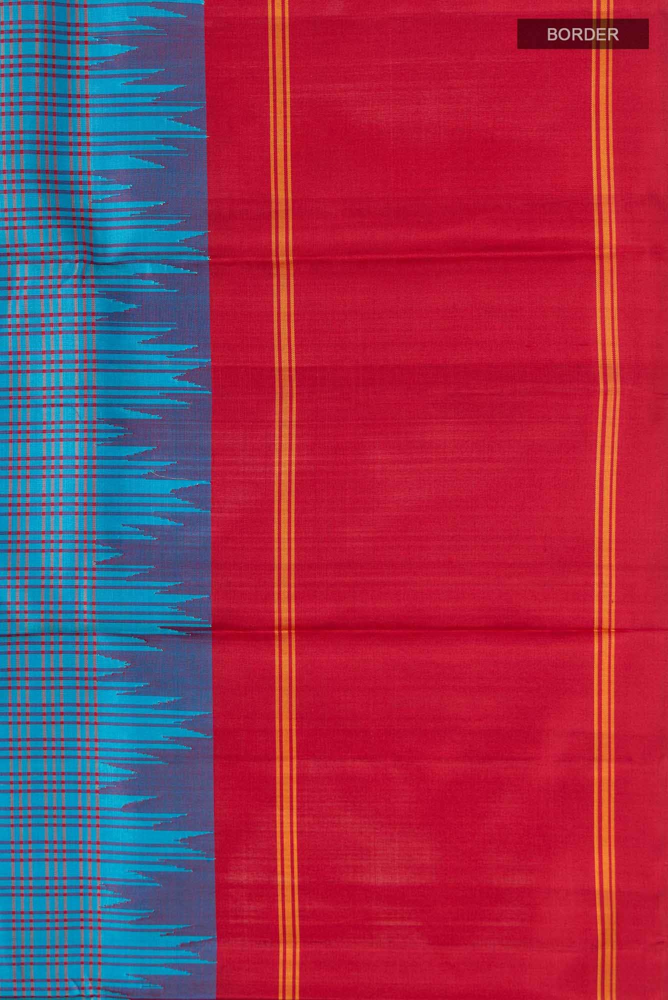 Blue Kanchipuram Silk Saree