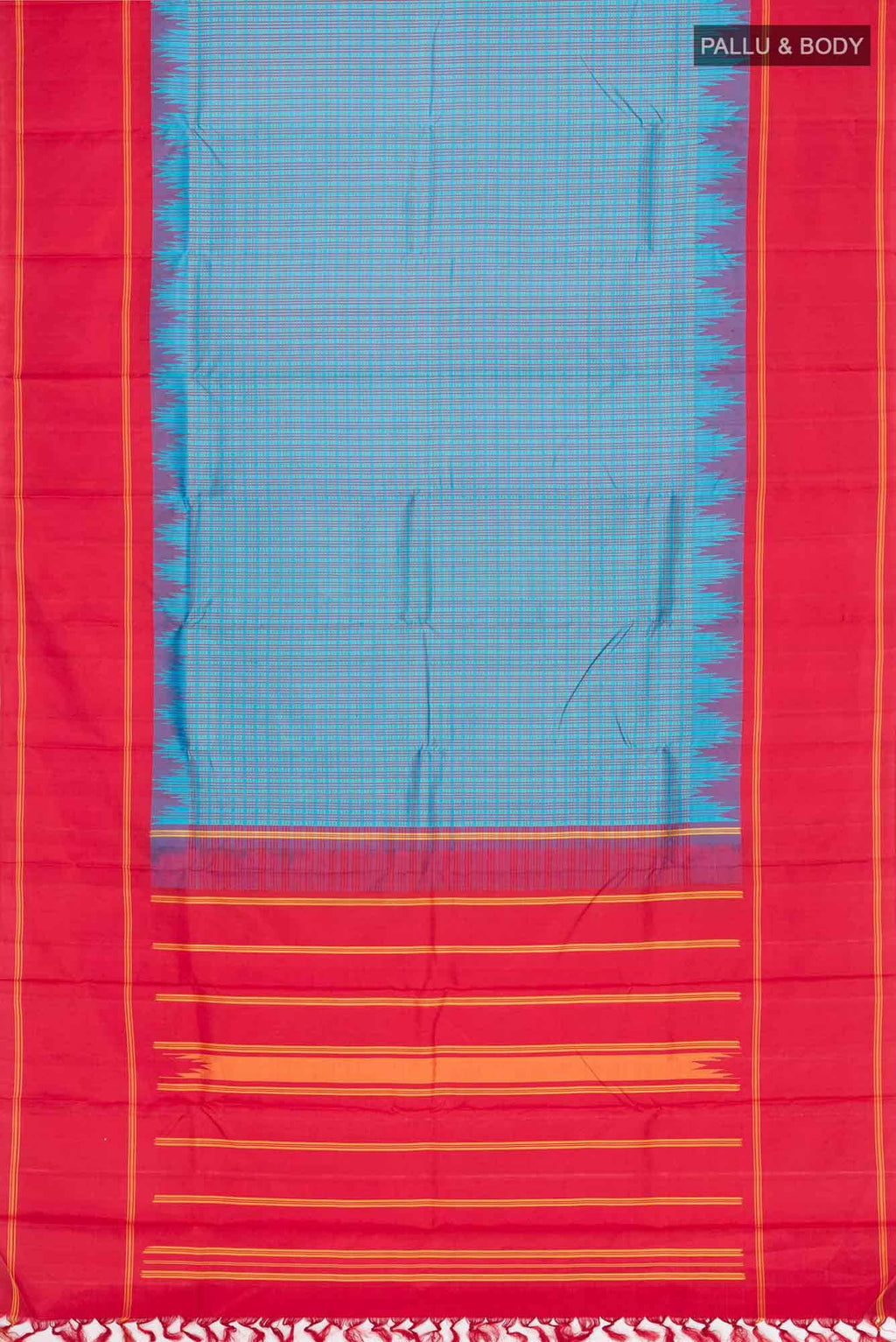Blue Kanchipuram Silk Saree