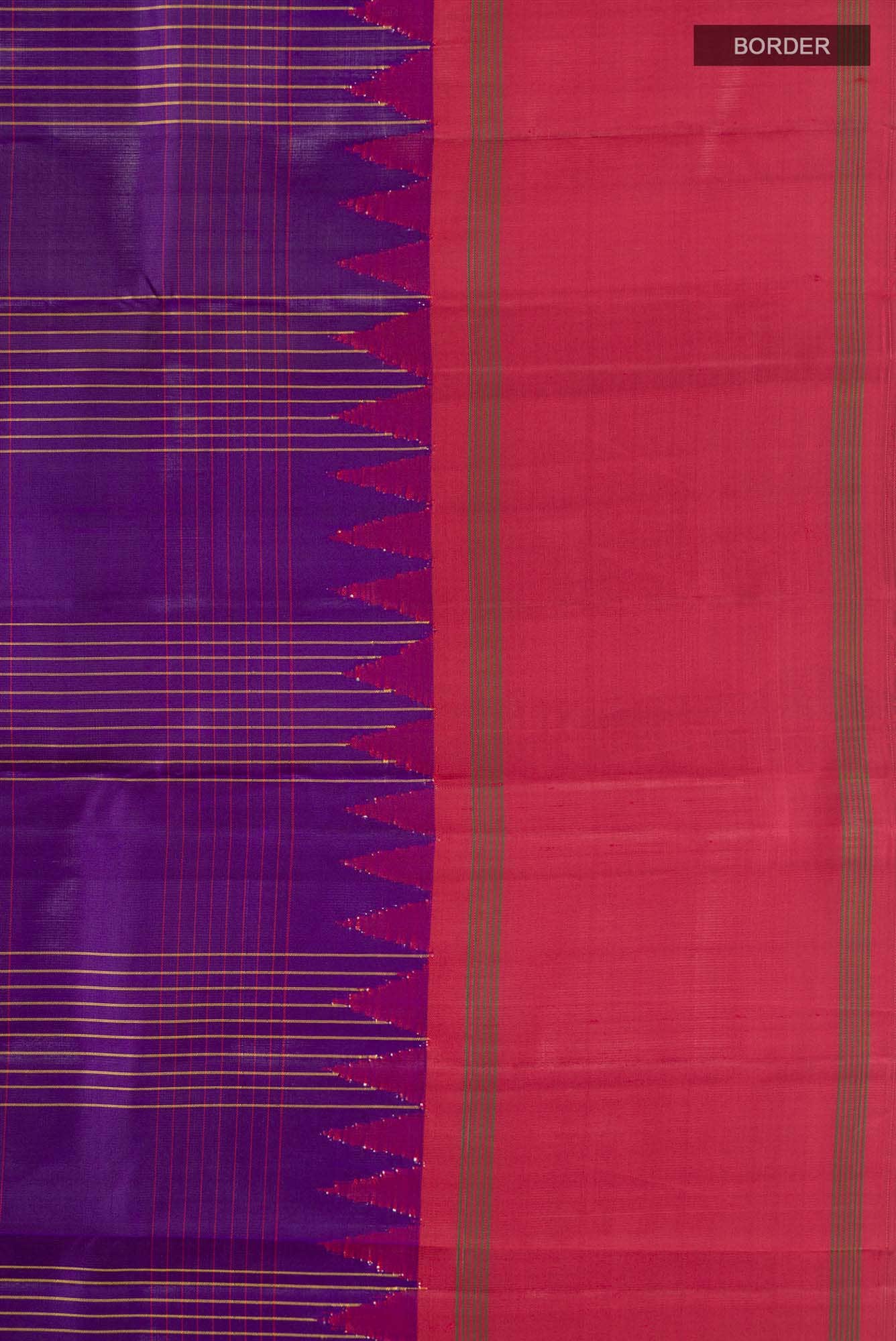 Violet Kanchipuram Silk Saree