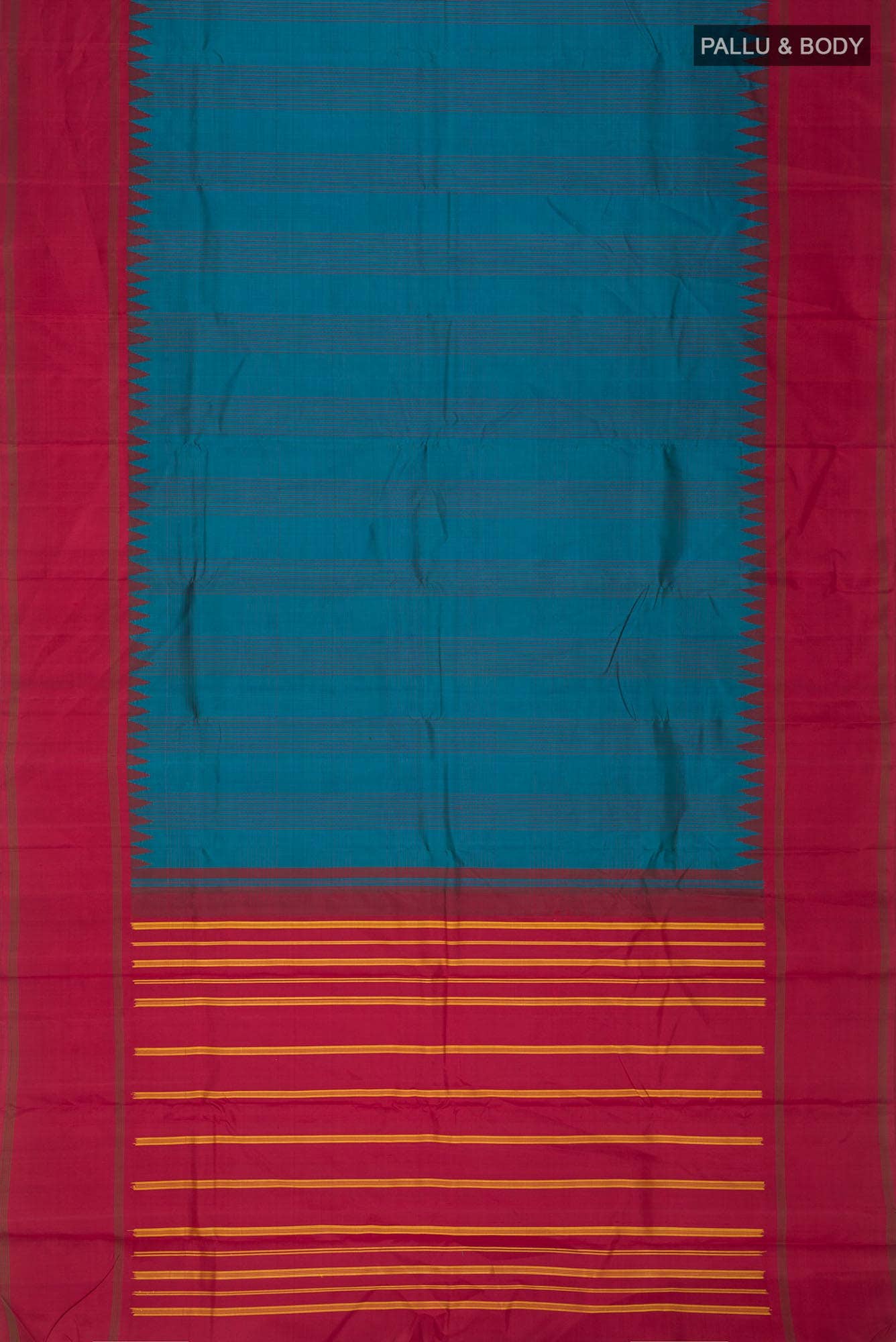Blue Kanchipuram Silk Saree