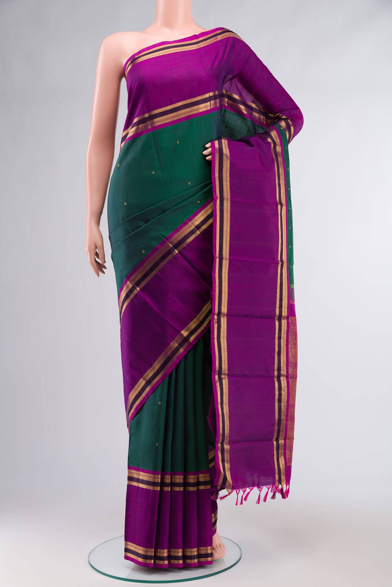 Green Kanchipuram Silk Saree