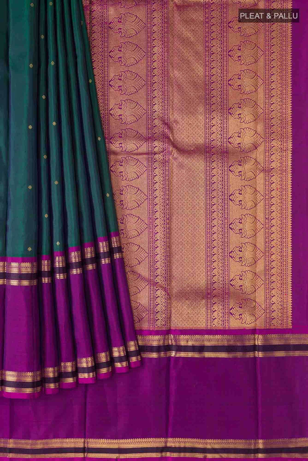 Green Kanchipuram Silk Saree