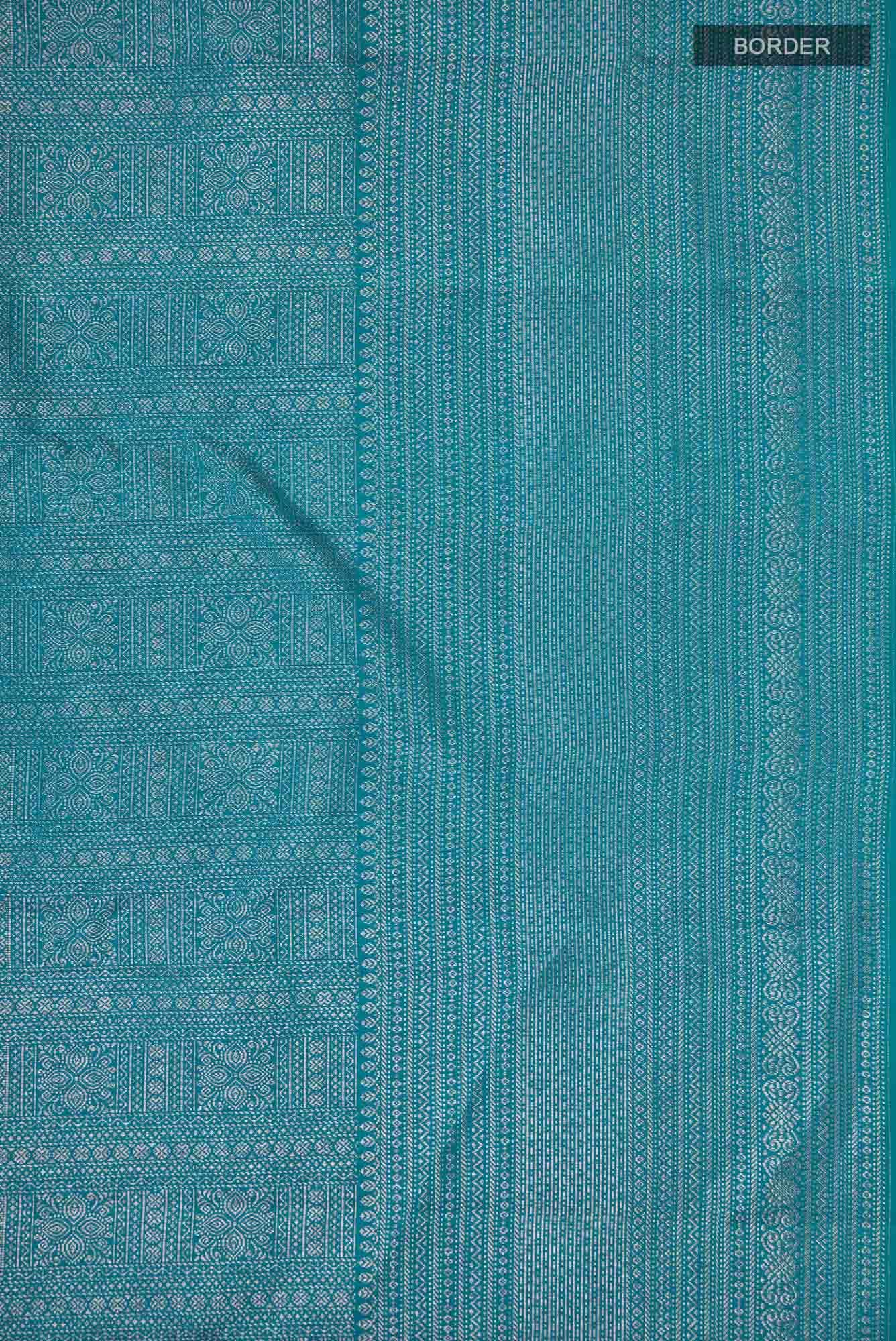 Blue Kanchipuram Silk Saree