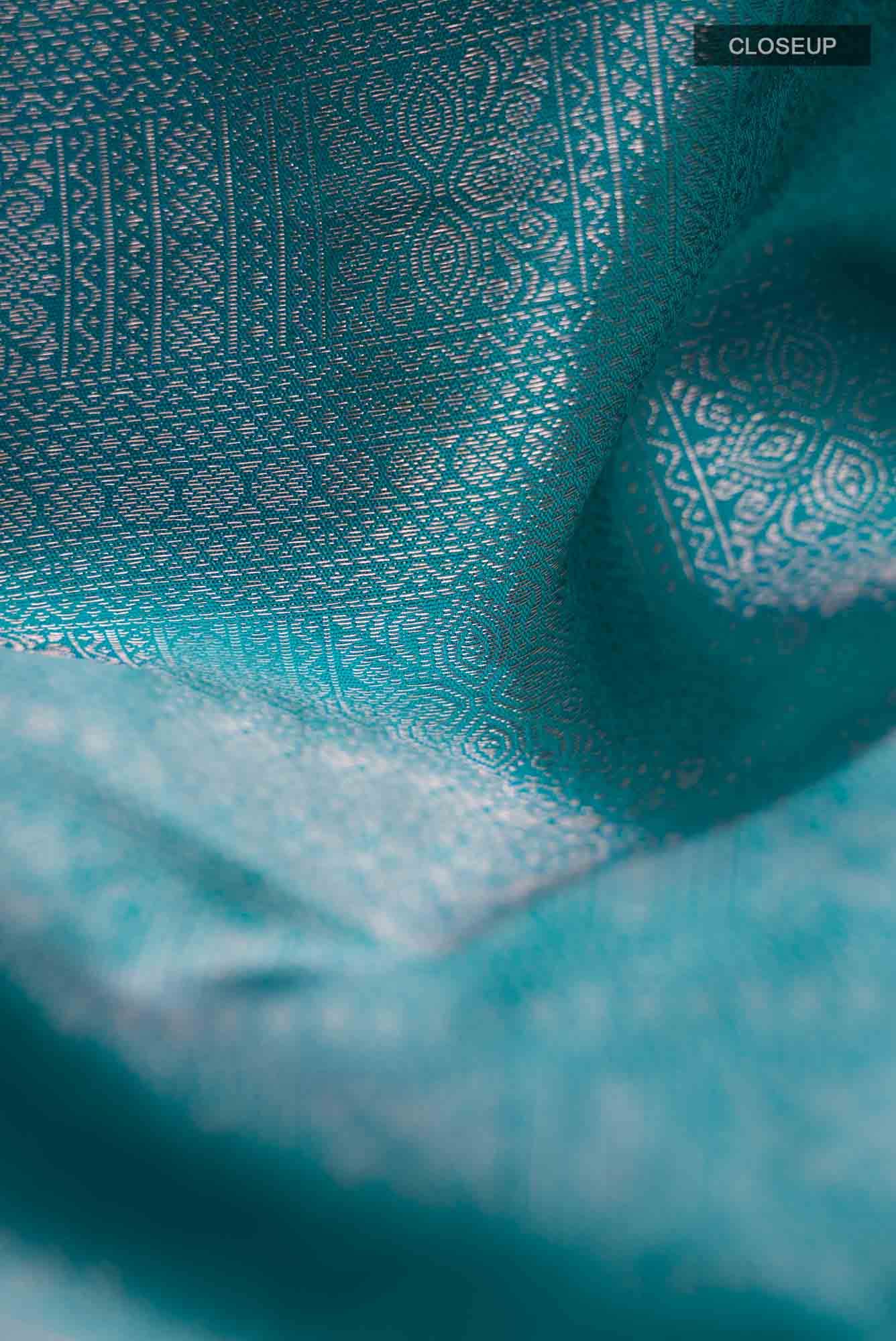 Blue Kanchipuram Silk Saree