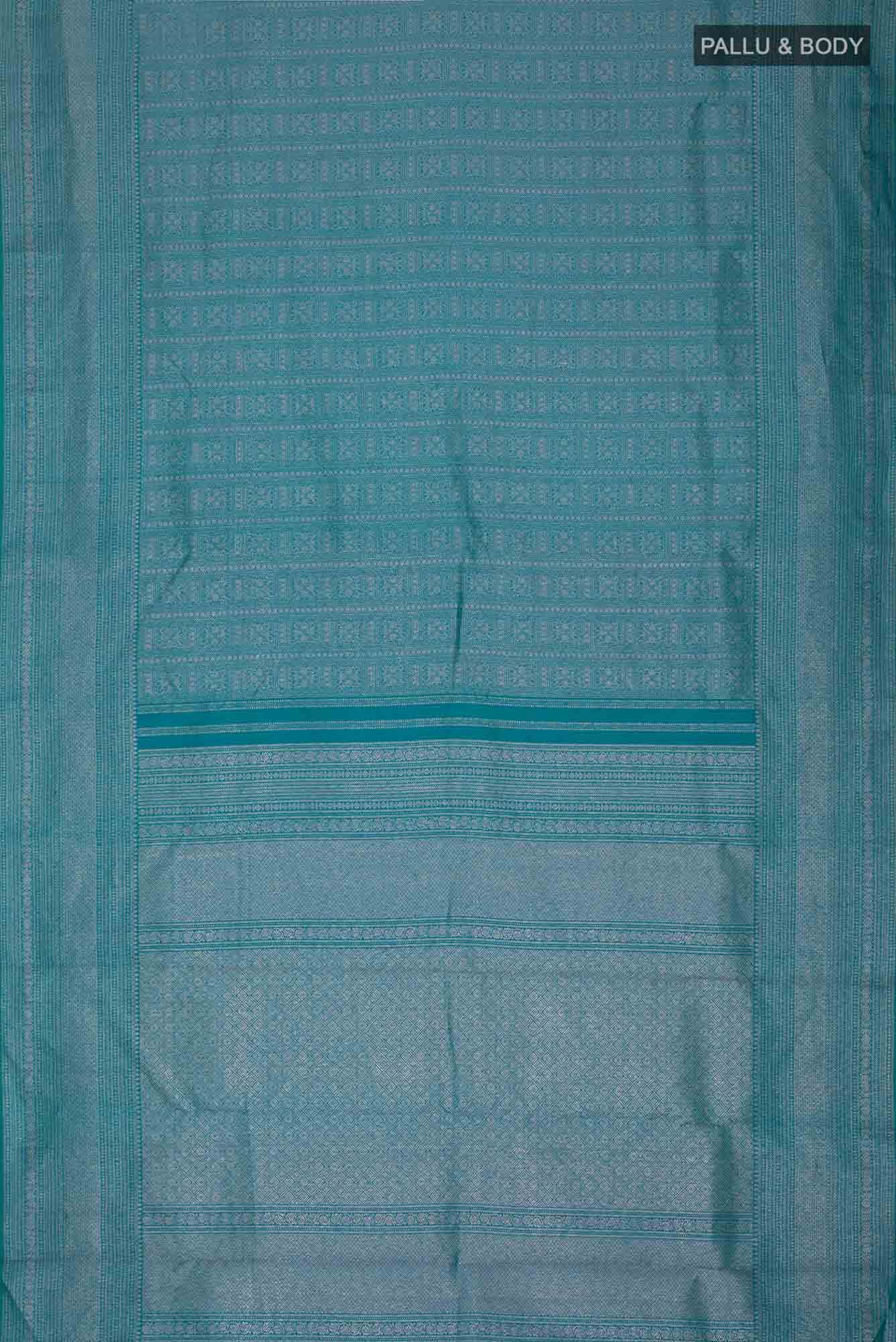 Blue Kanchipuram Silk Saree