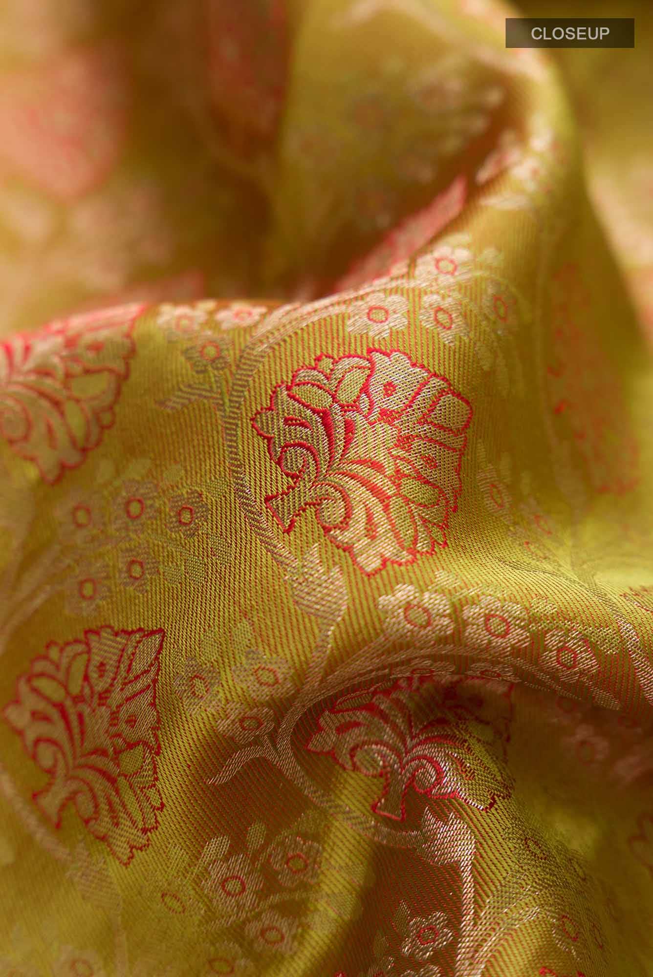 Green Kanchipuram Silk Saree