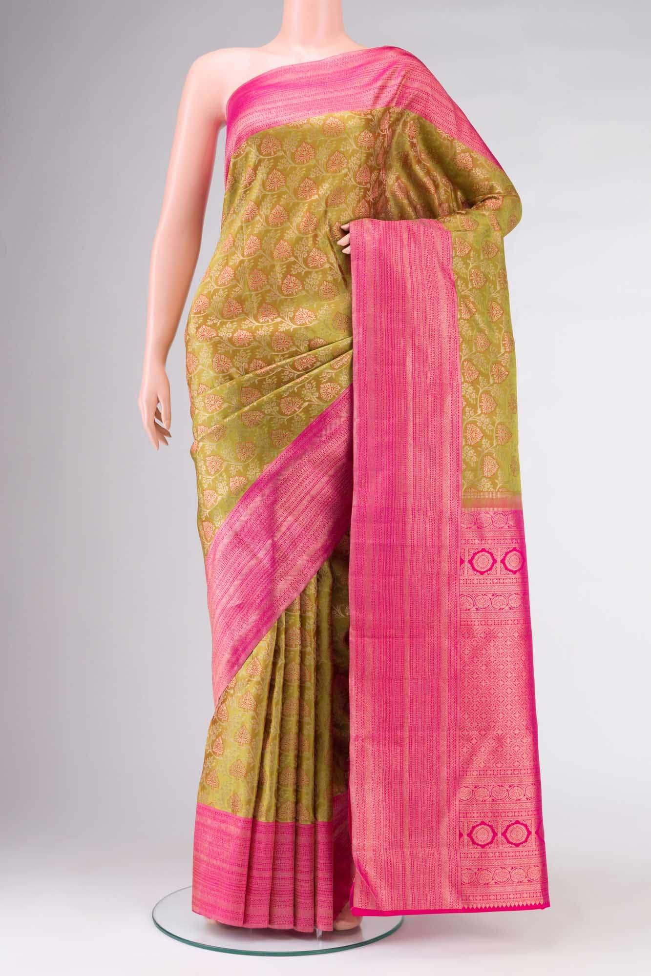 Green Kanchipuram Silk Saree