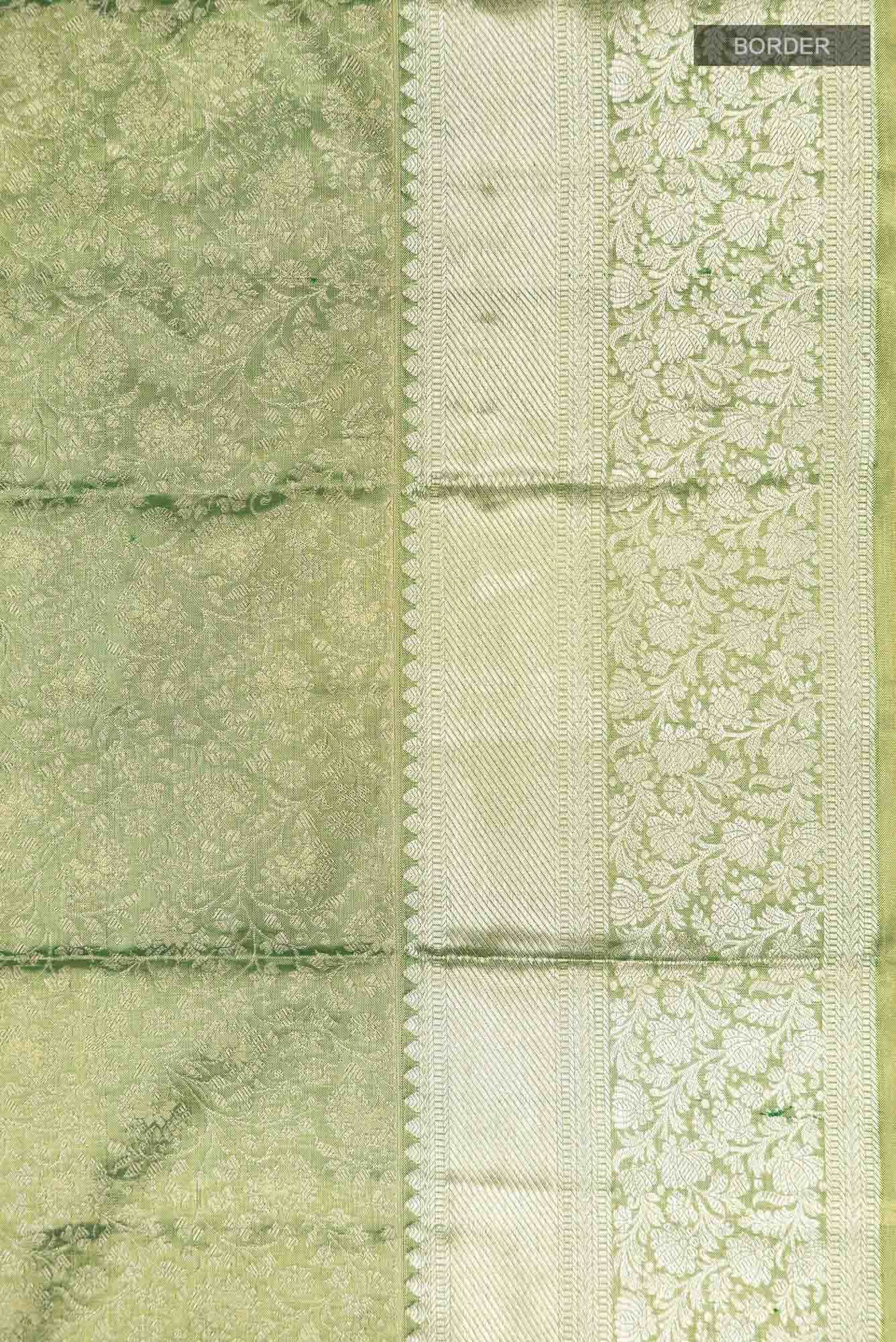 Green Kanchipuram Tissue Silk Saree