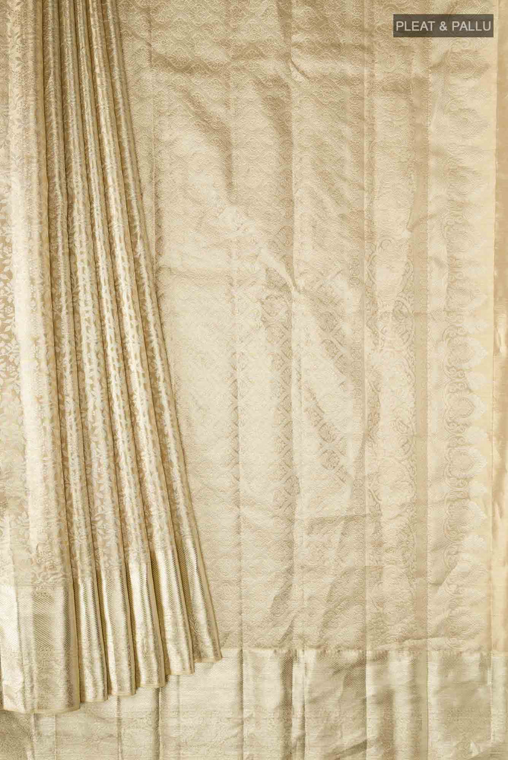 Gold Kanchipuram Tissue Silk Saree