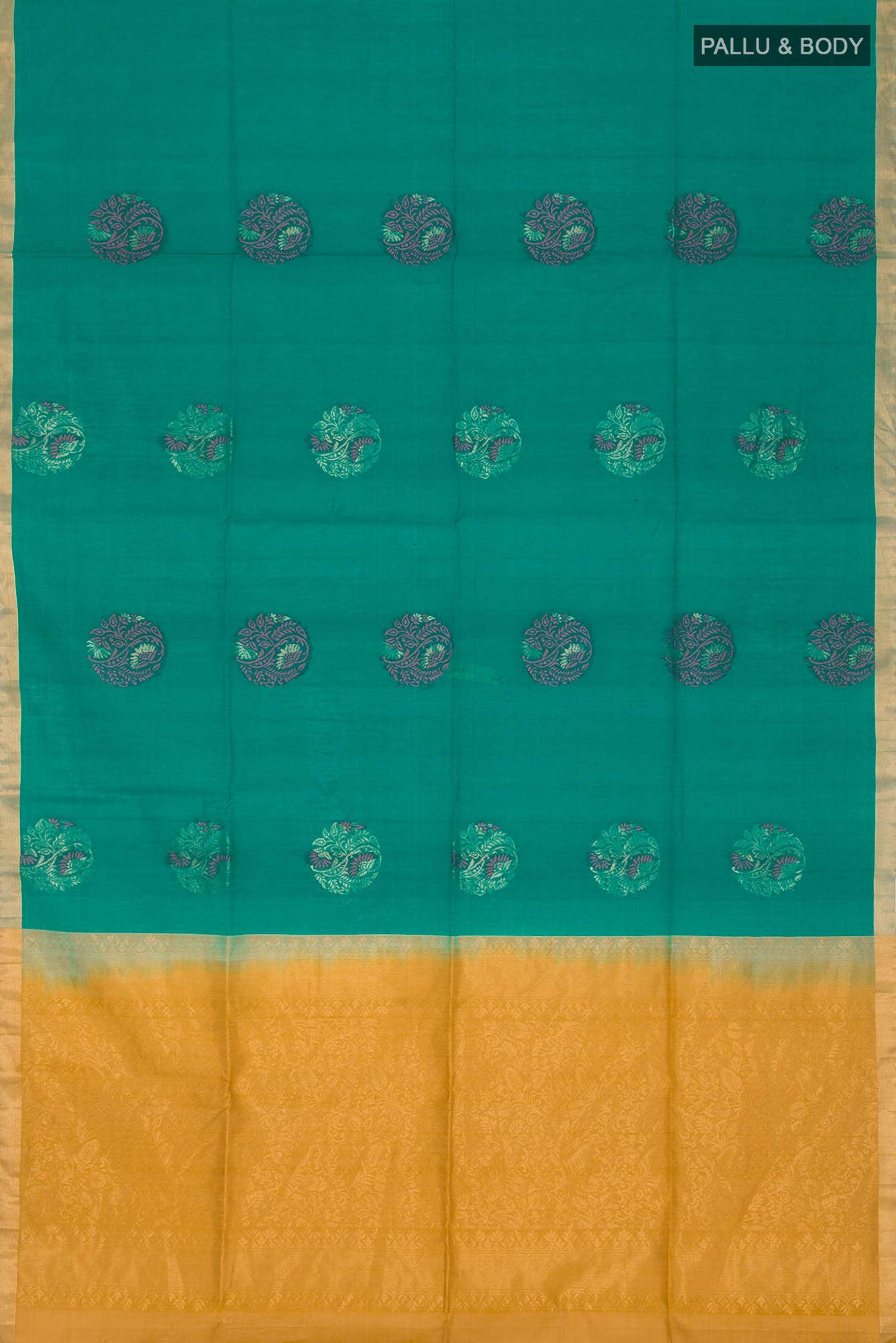 Green Silk Cotton Saree