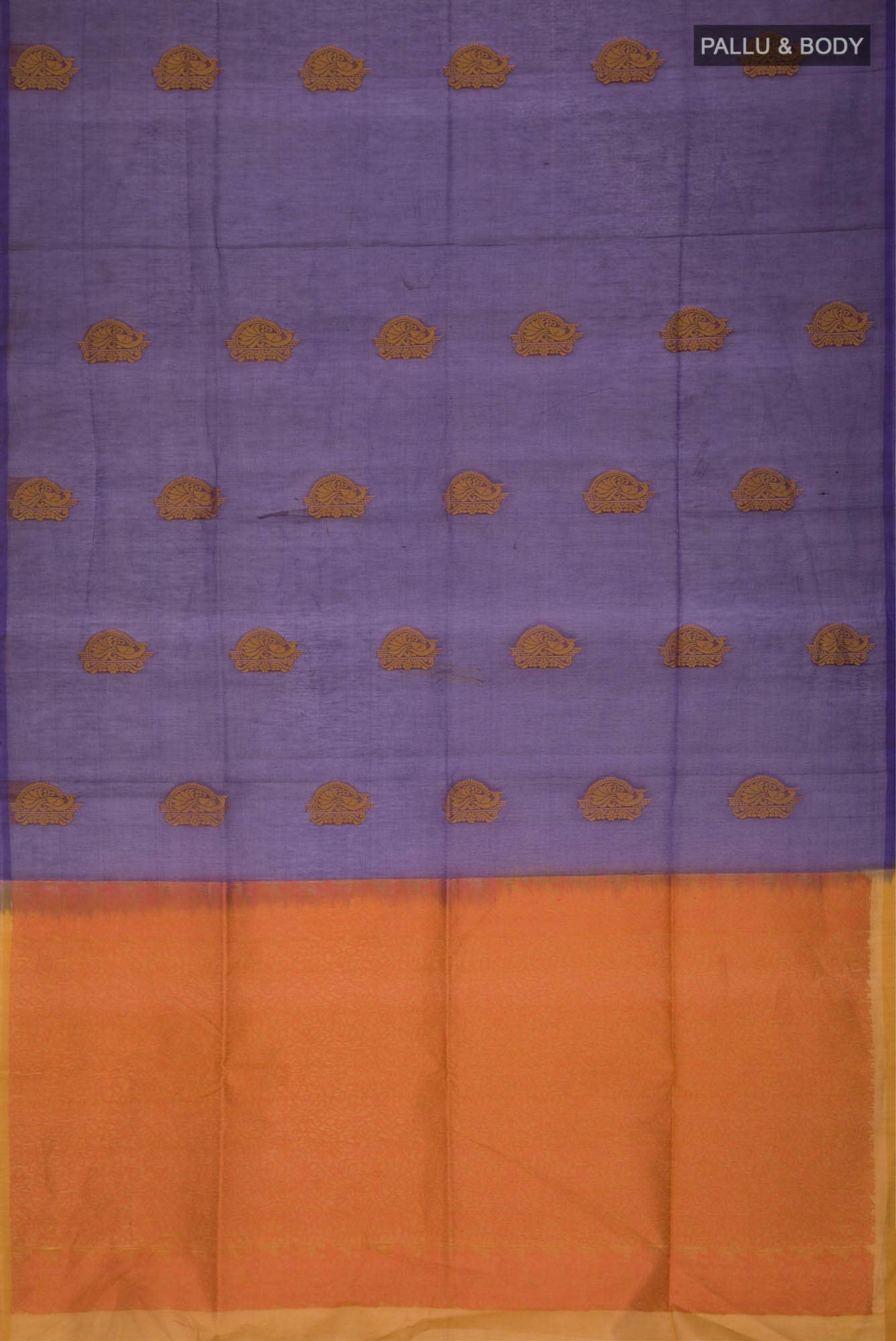 Navy Blue Silk Cotton Saree