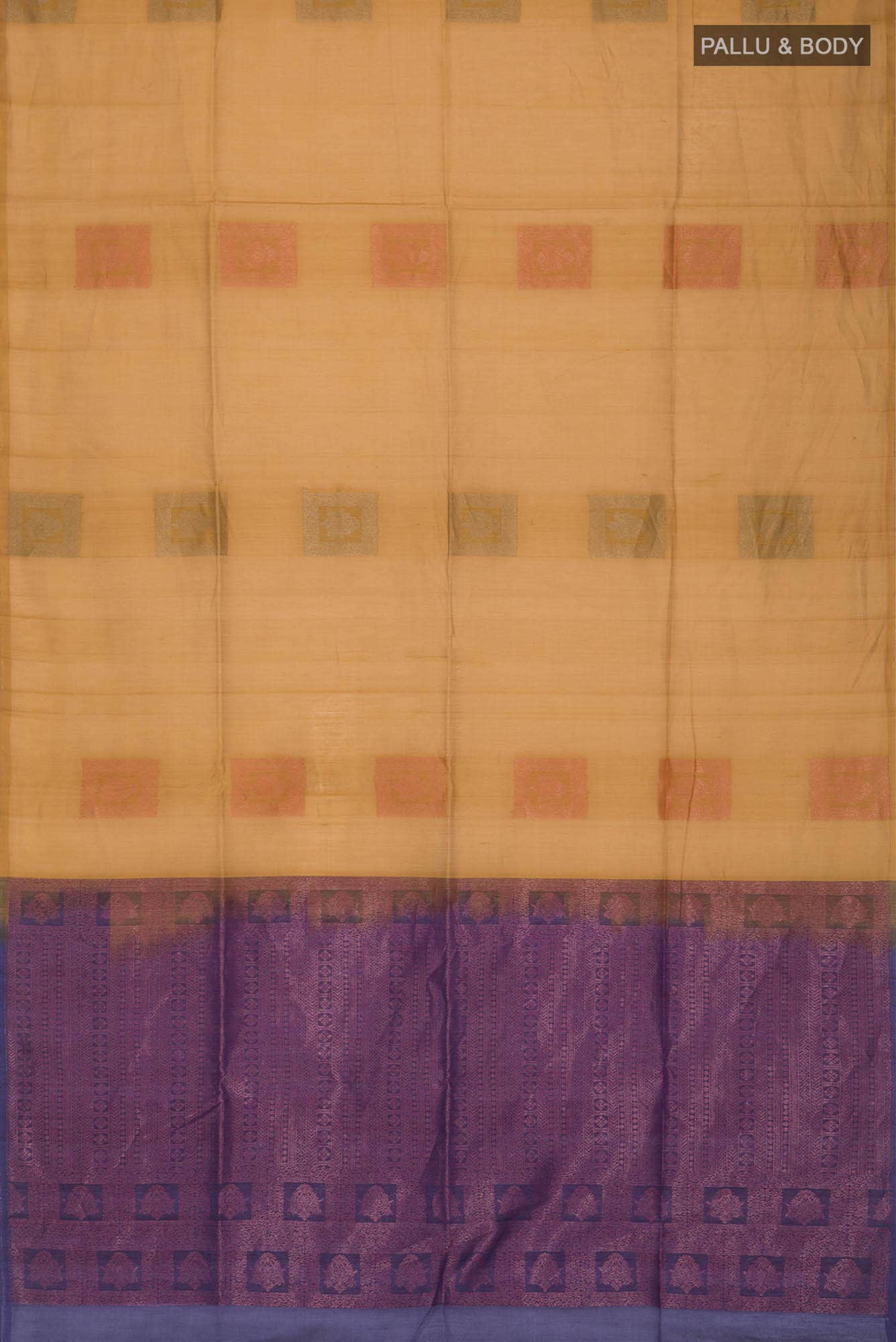 Mustard Silk Cotton Saree