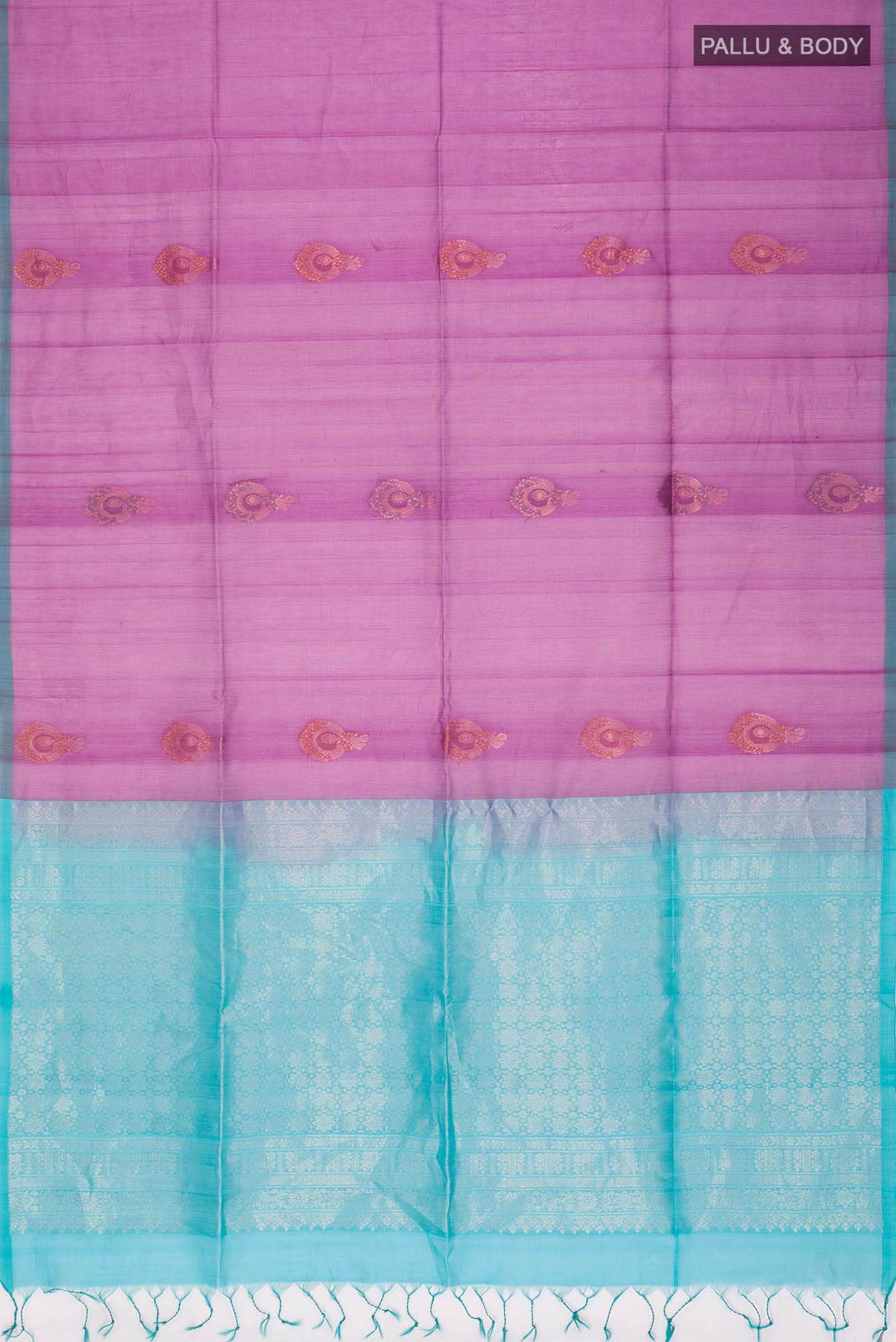 Mauve Silk Cotton Saree