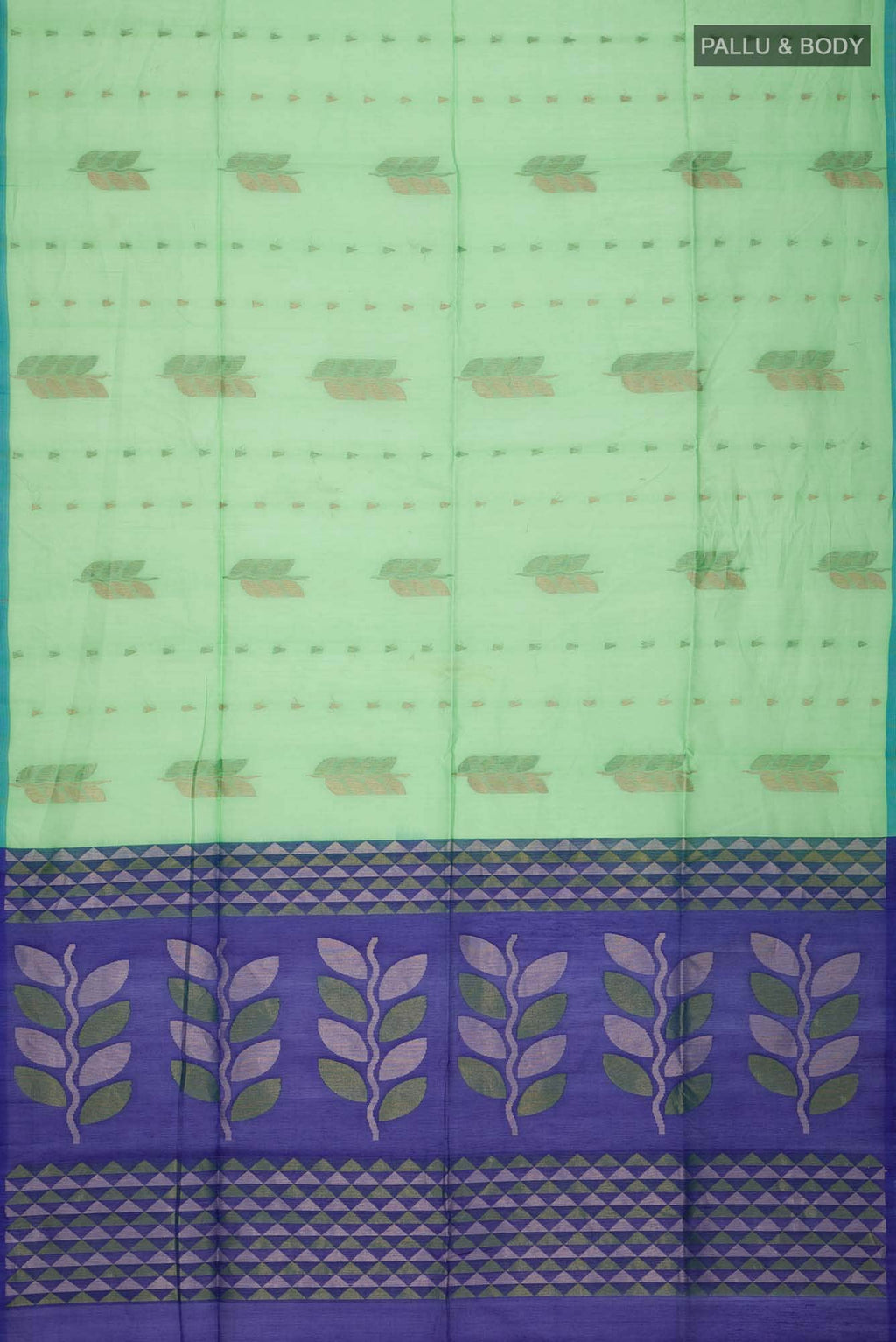 Green Silk Cotton Saree