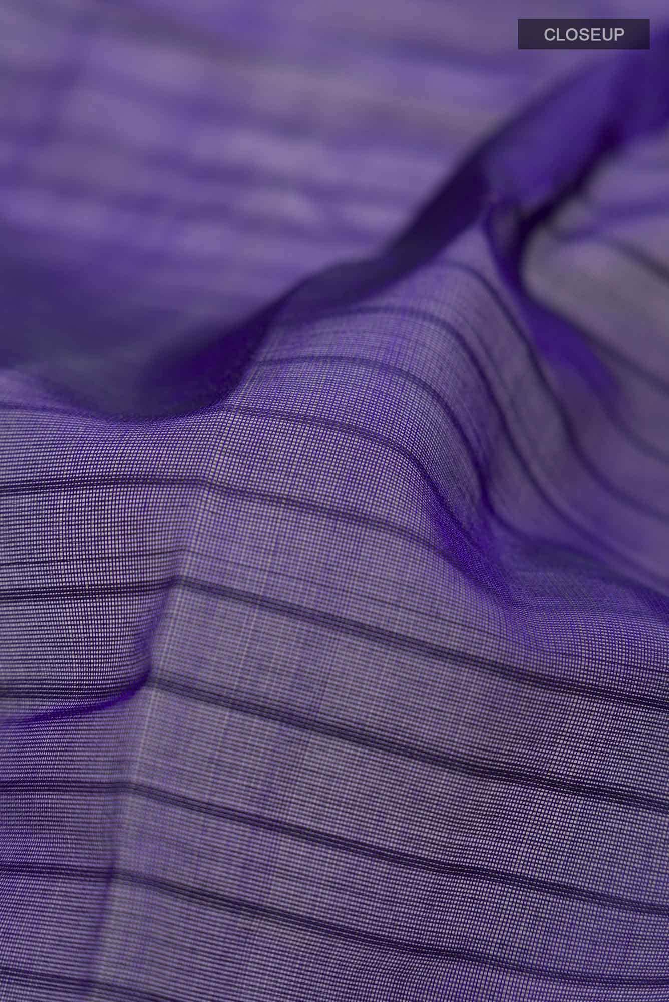 Blue Kanchi Cotton Saree