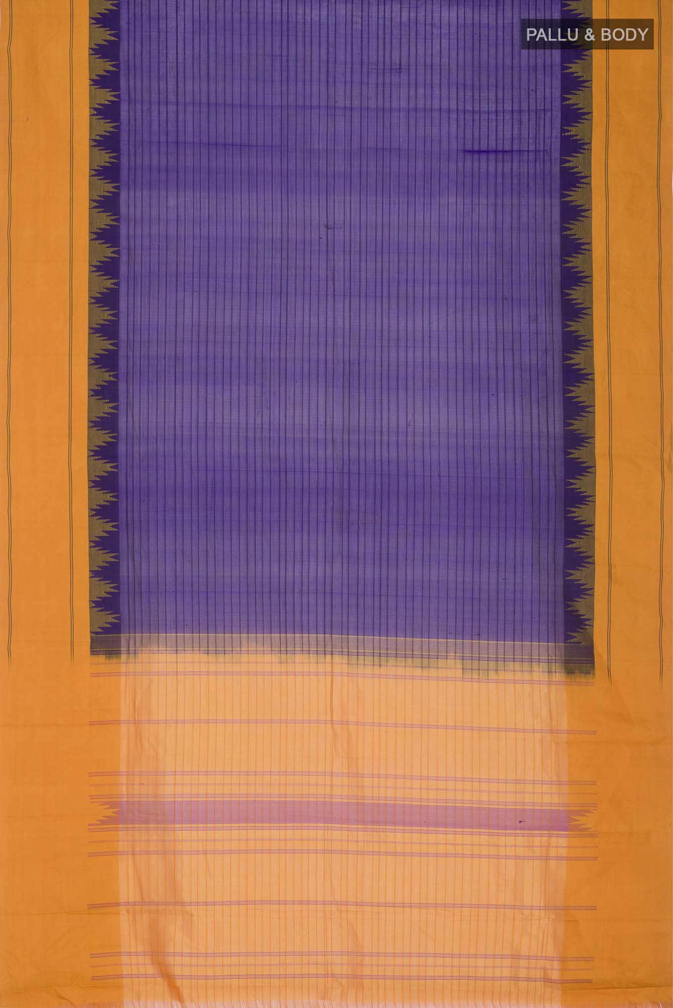 Blue Kanchi Cotton Saree