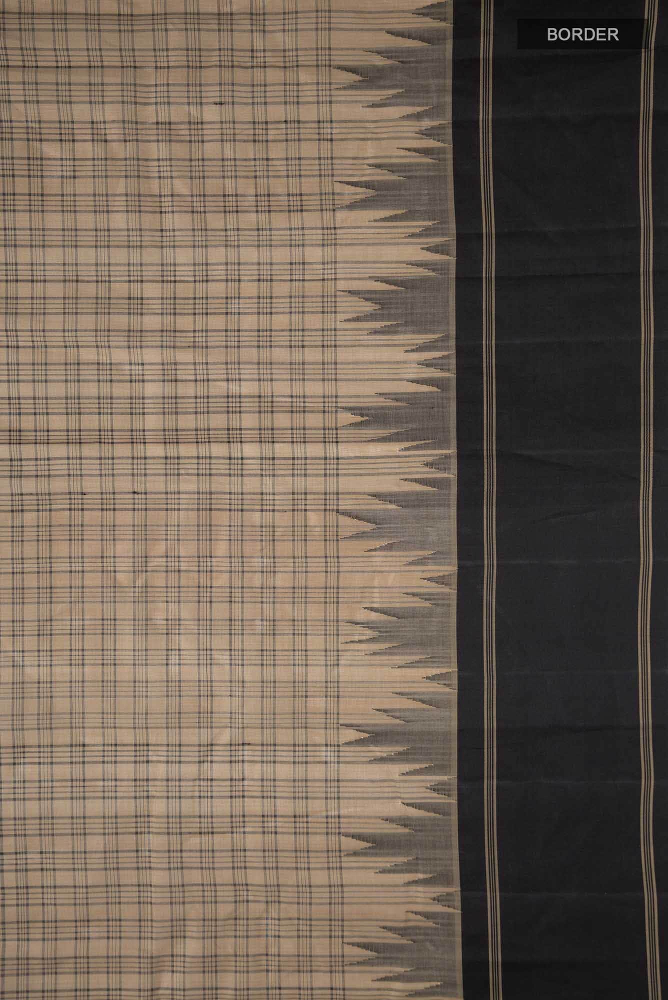 Beige Kanchi Cotton Saree