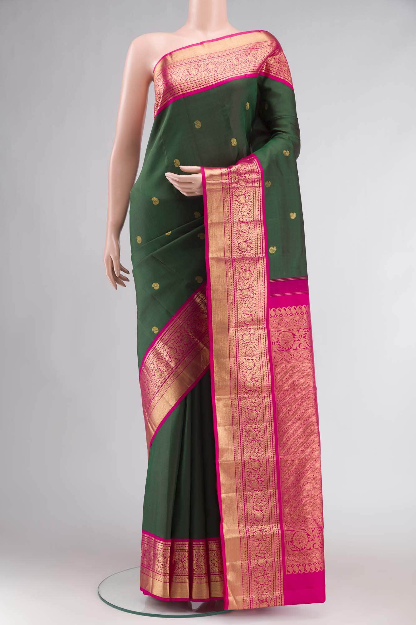Green Kanchipuram Silk Saree