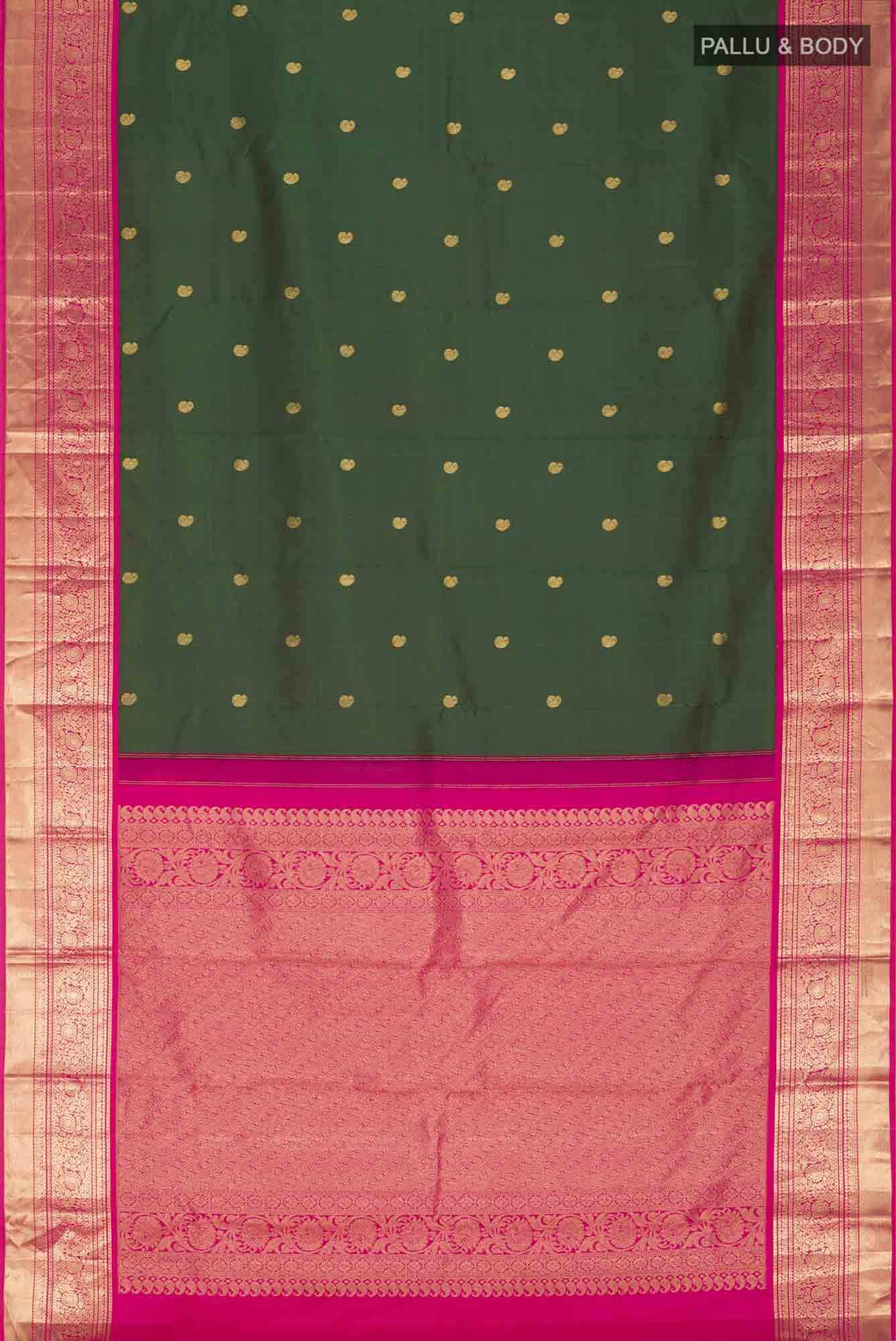 Green Kanchipuram Silk Saree