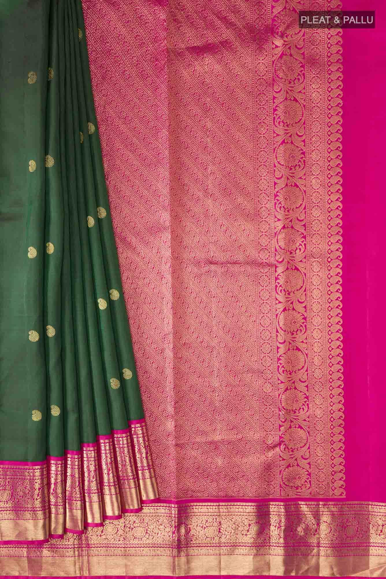 Green Kanchipuram Silk Saree