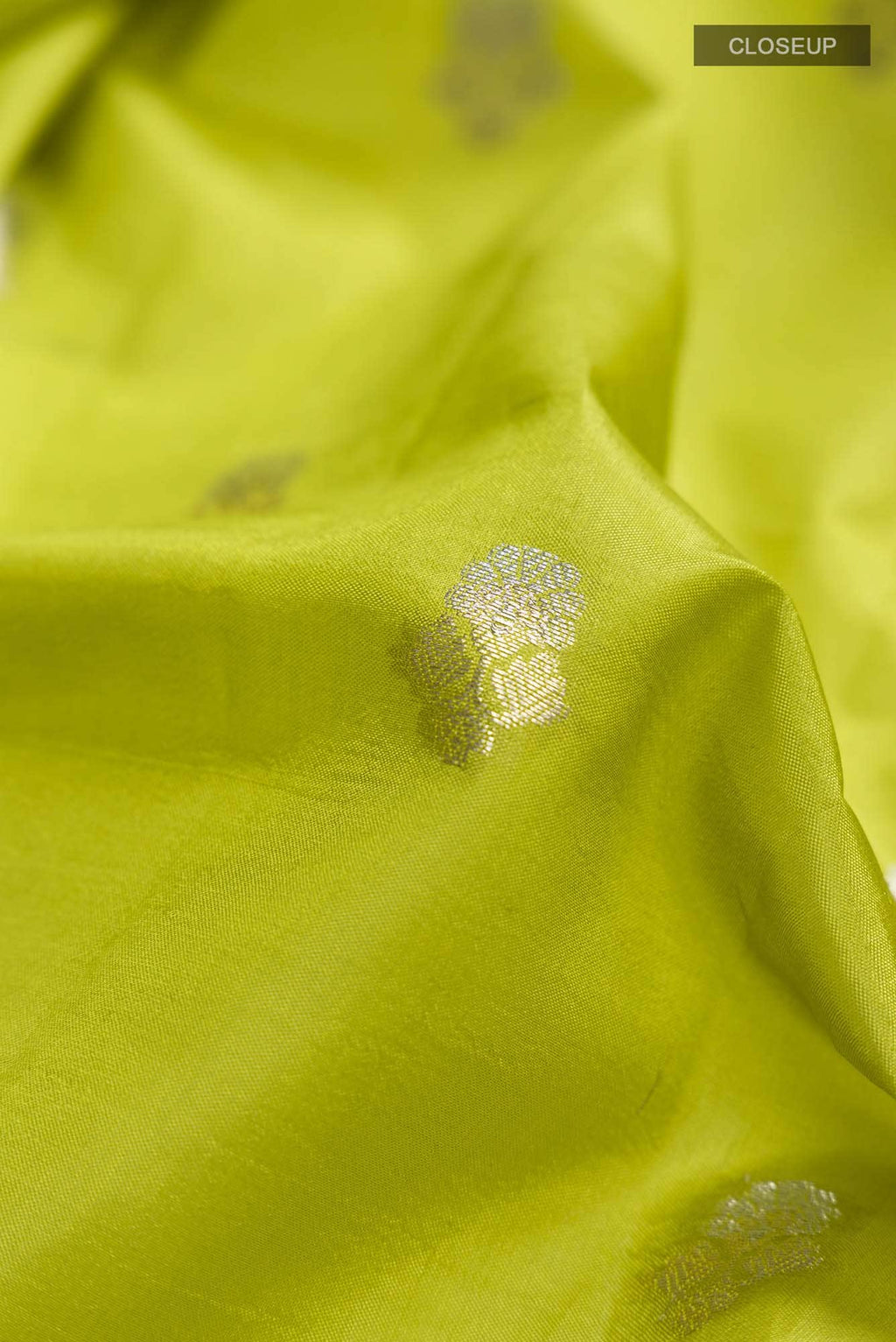 Green Banarasi Raw Silk Saree