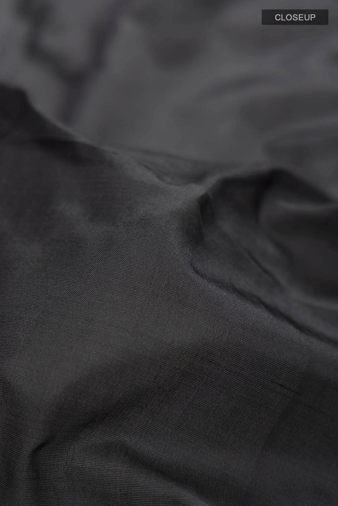 Black Narayanpet Silk Saree