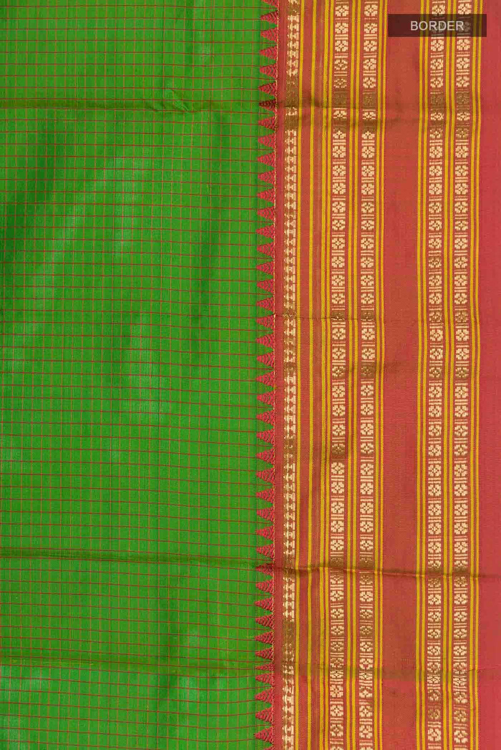 Green Narayanpet Silk Saree