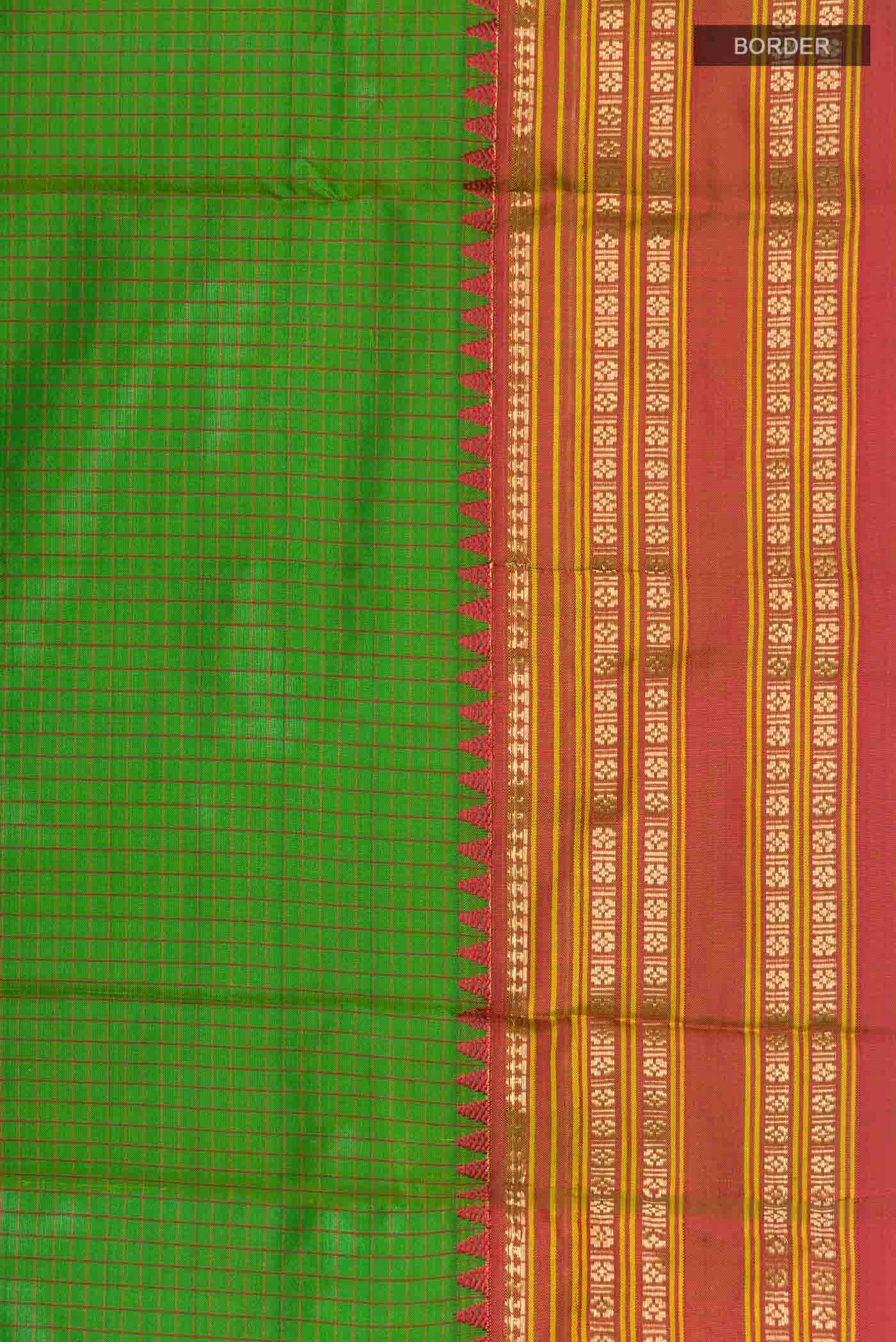 Green Narayanpet Silk Saree