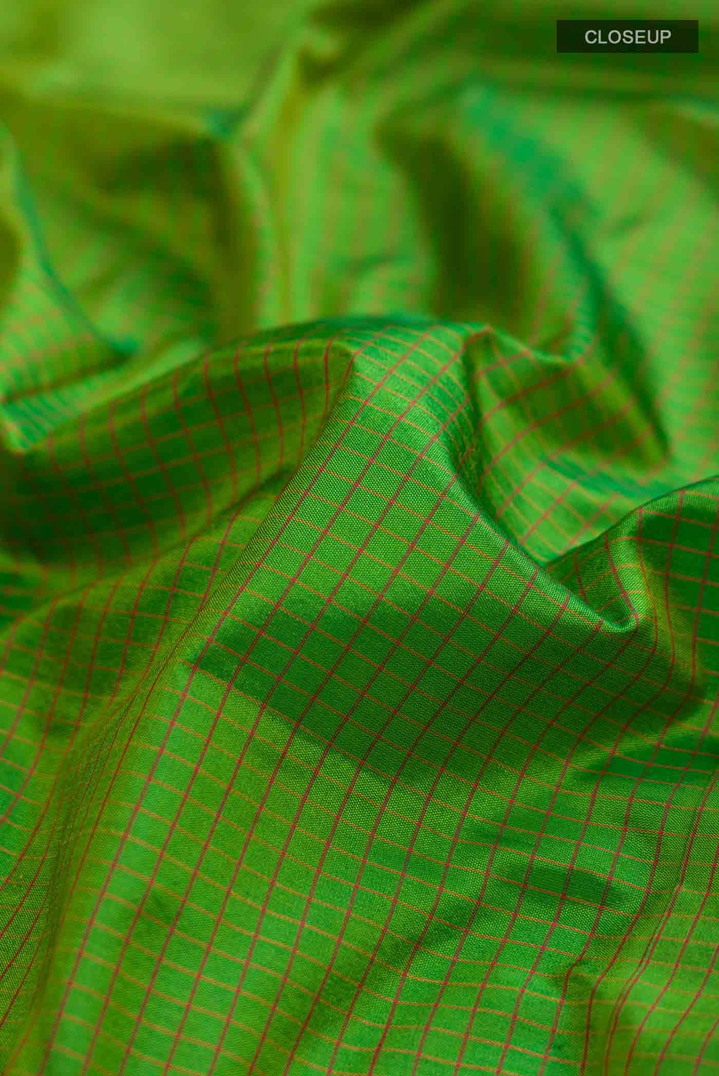Green Narayanpet Silk Saree