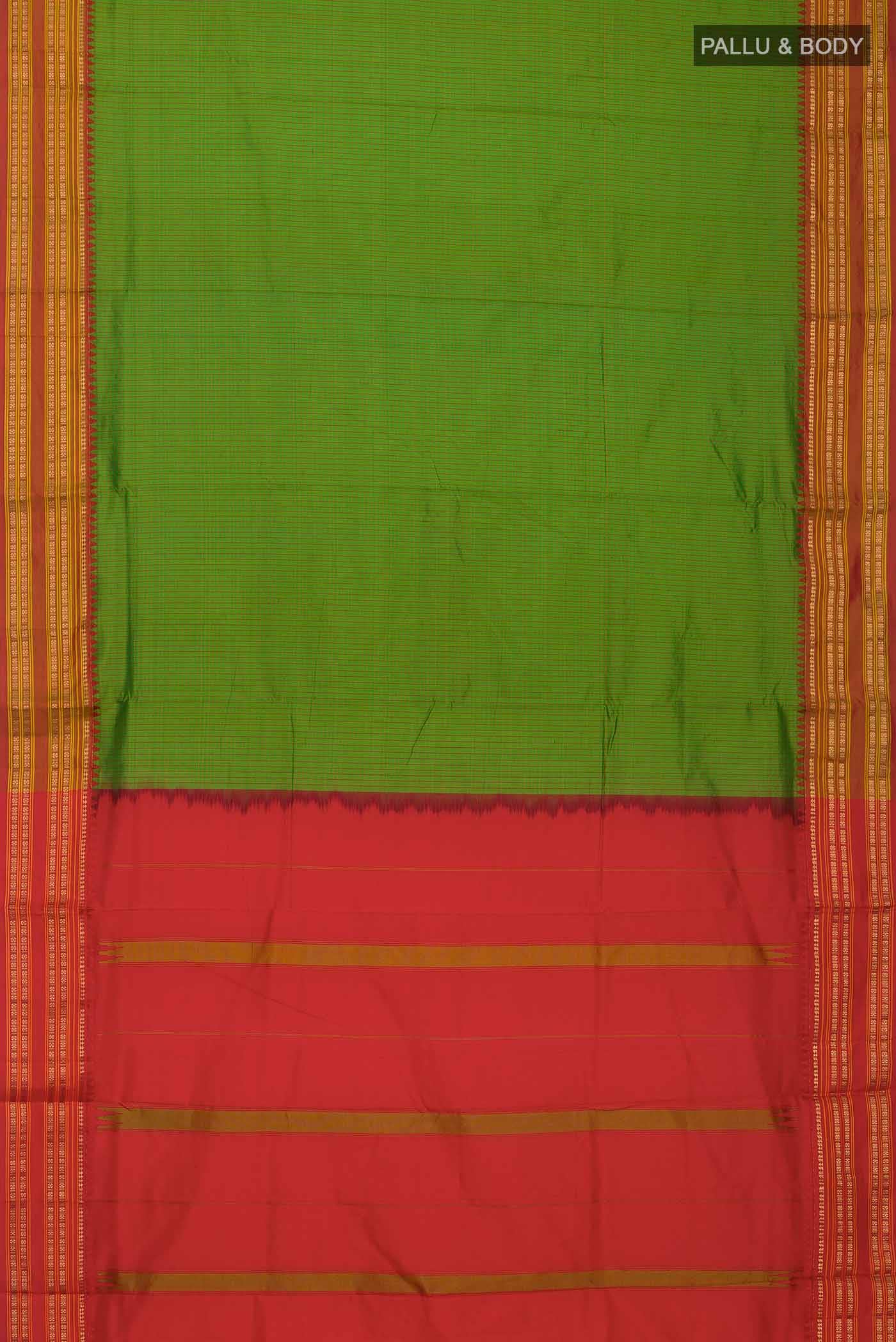 Green Narayanpet Silk Saree