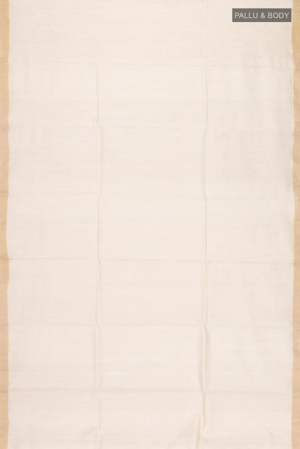 Beige Bhagalpuri Tussar Silk Saree